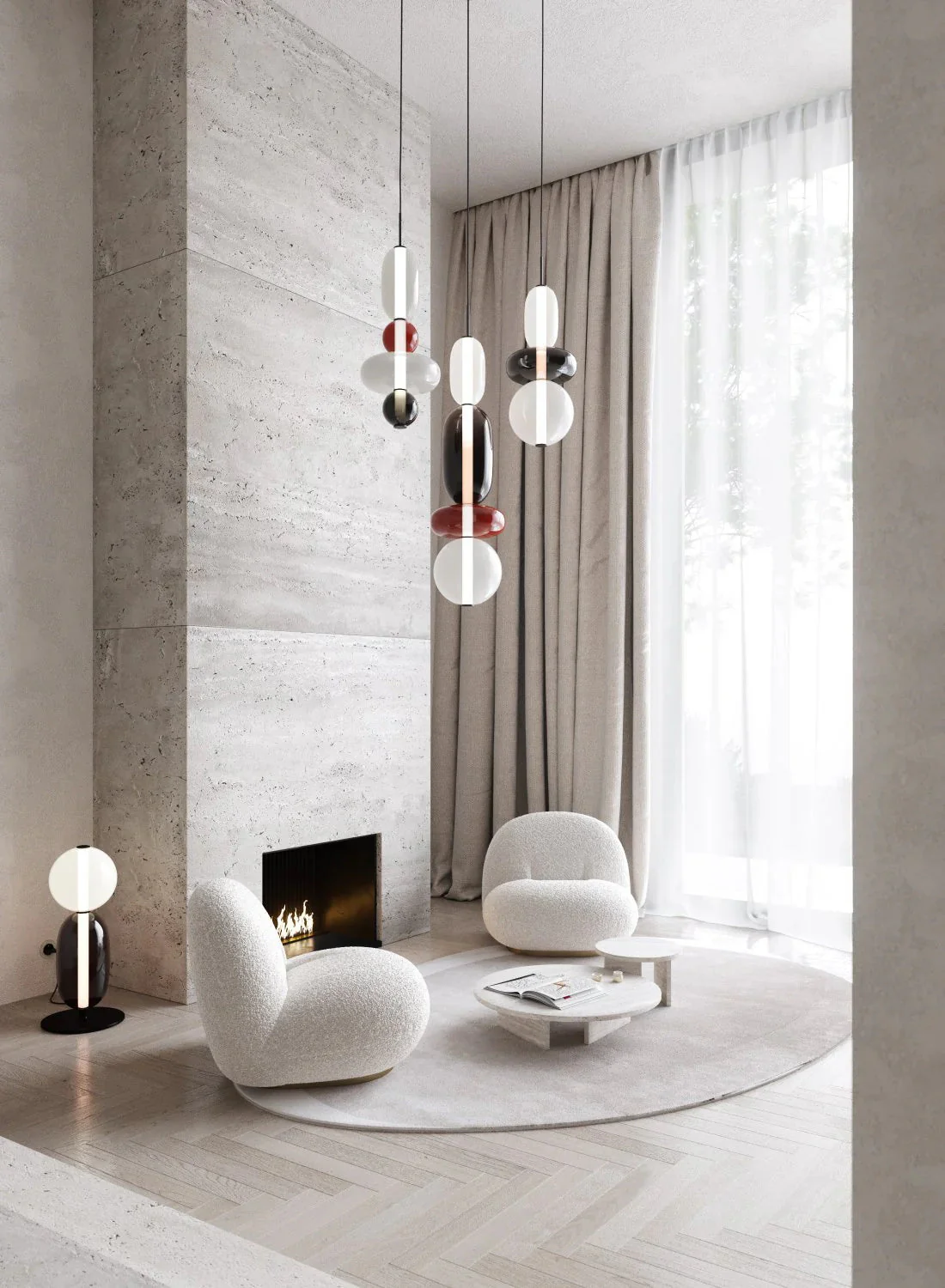 Candied Modern Glass Pendant Light - Image 15