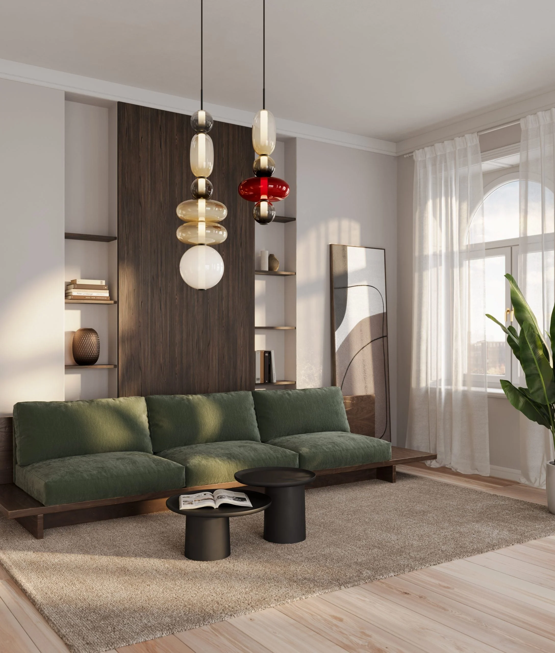 Candied Modern Glass Pendant Light - Image 29