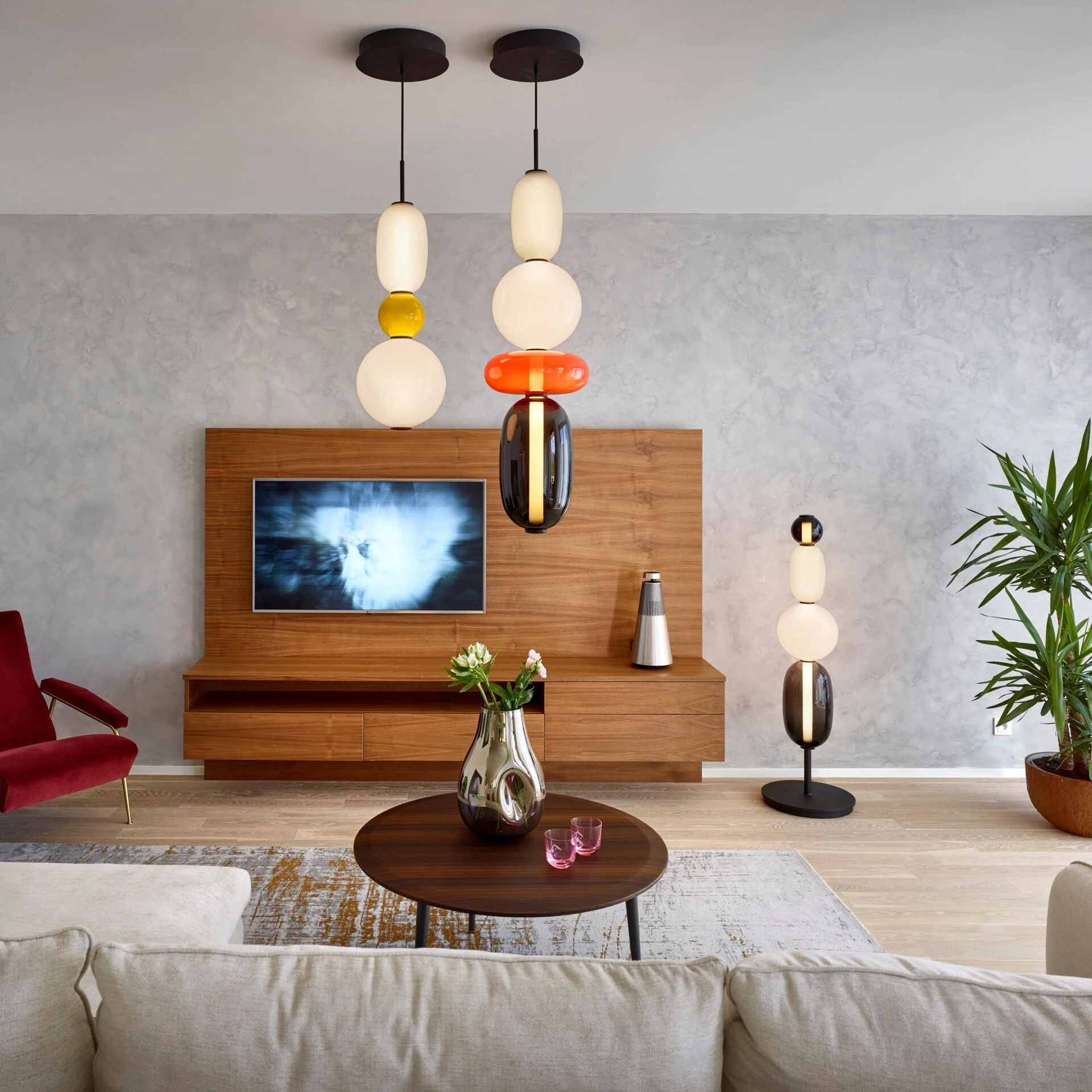 Candied Modern Glass Pendant Light - Image 33