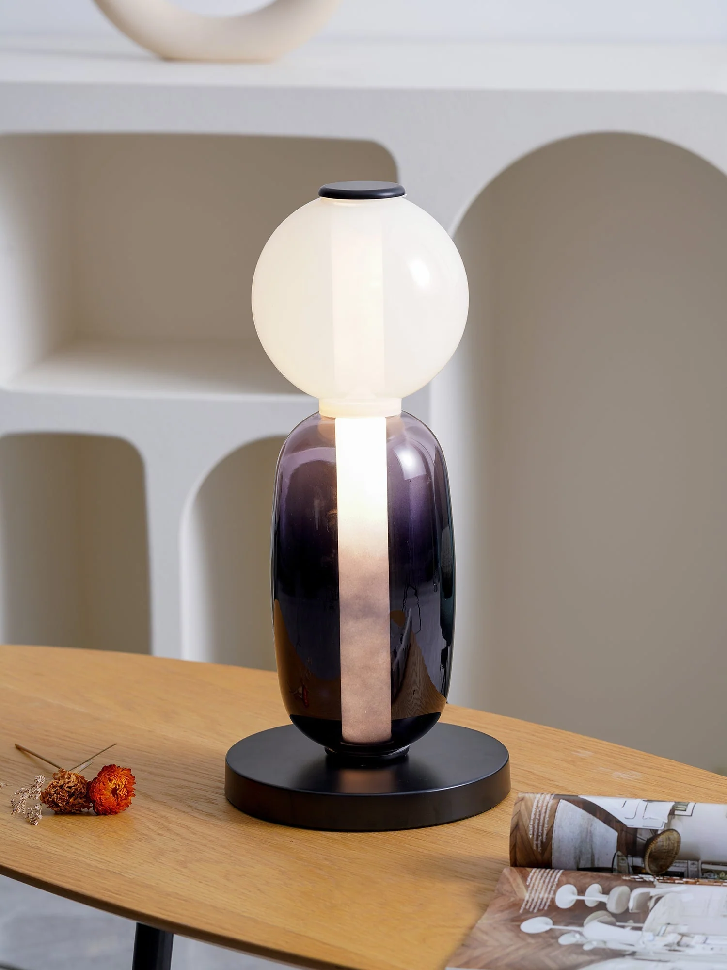 Candied Modern Glass Table Lamp - Image 24