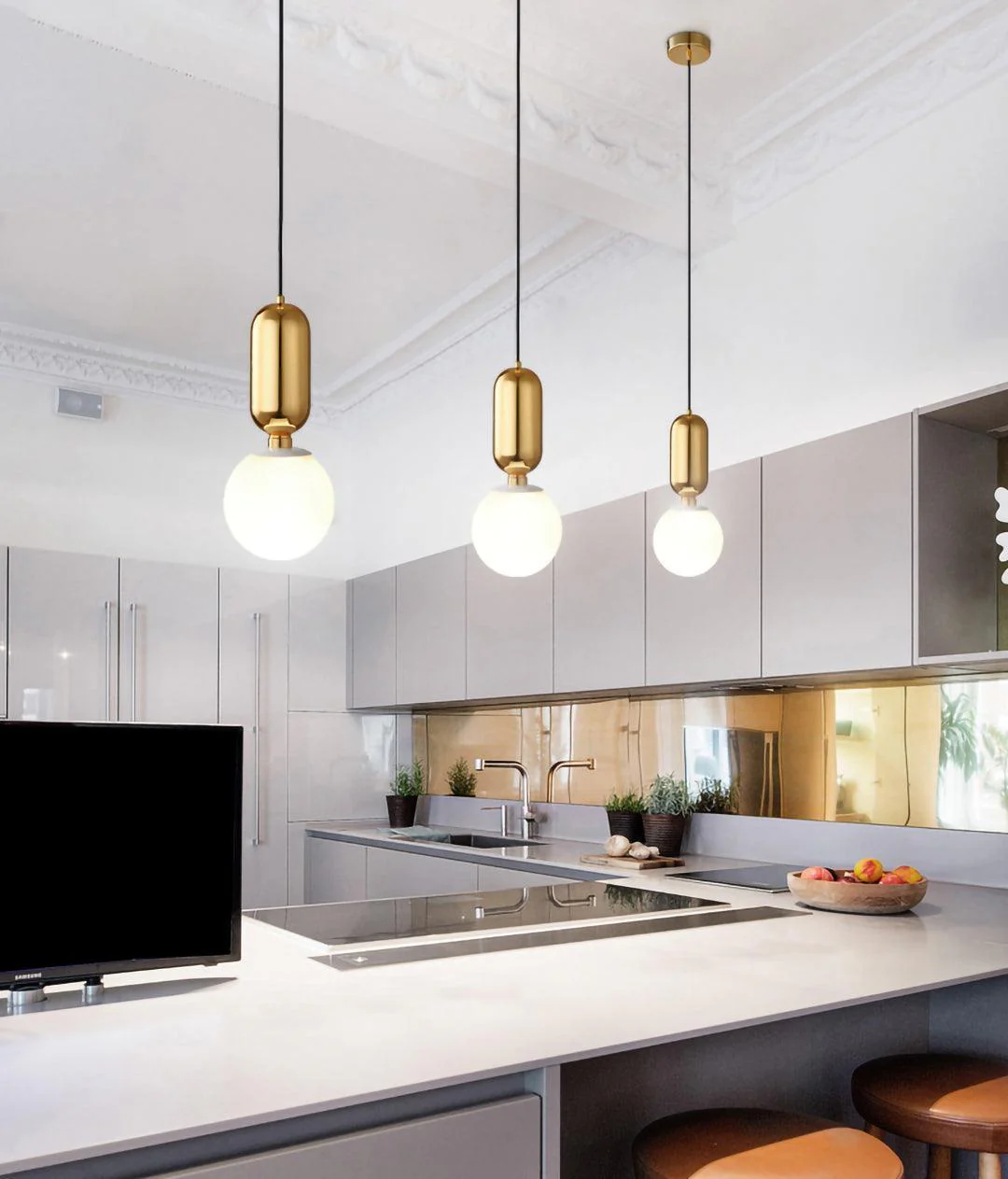 Carter Modern Glass Pendant Light - Image 8