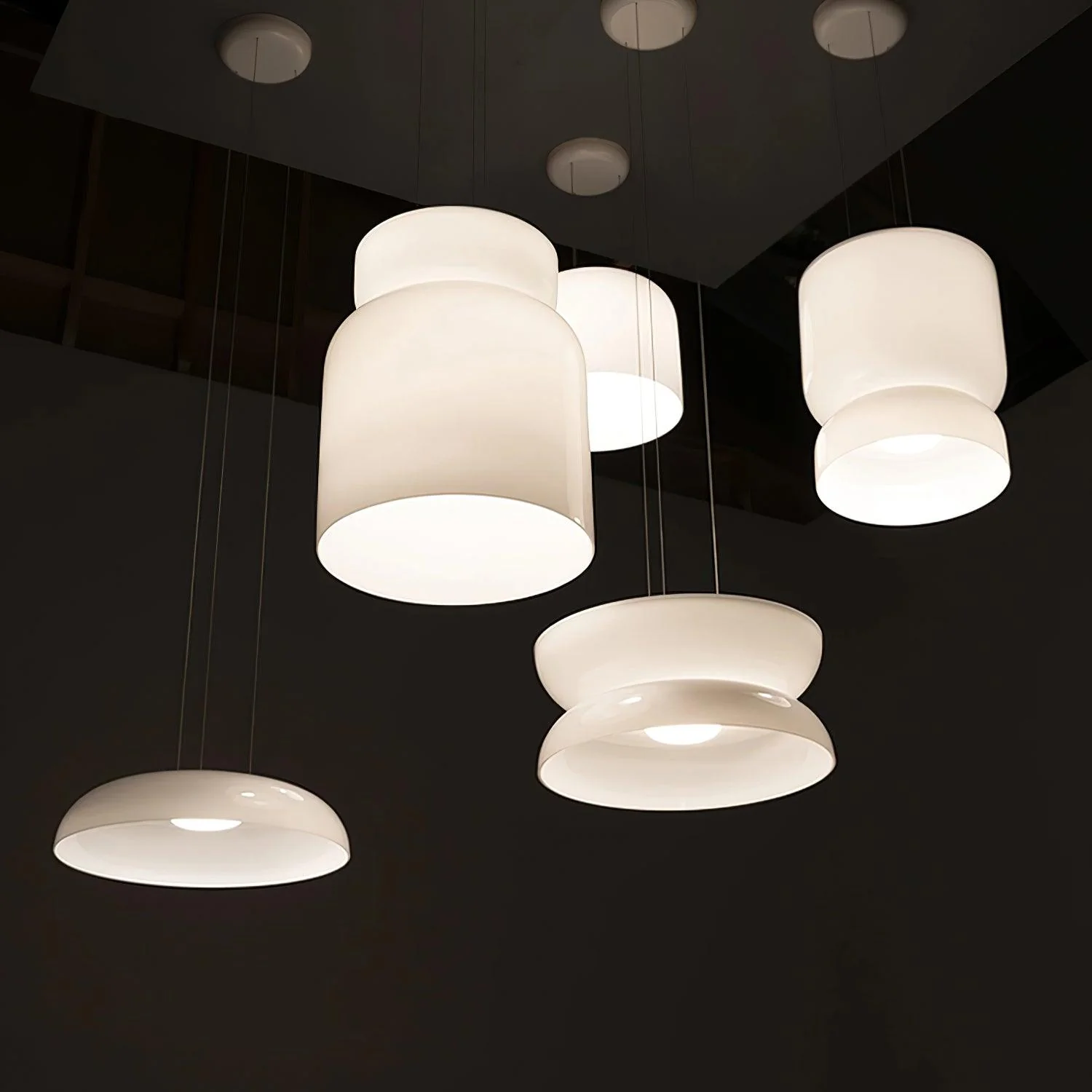 Casorion Modern Minimalist Led Glass Pendant Lamp - Image 33