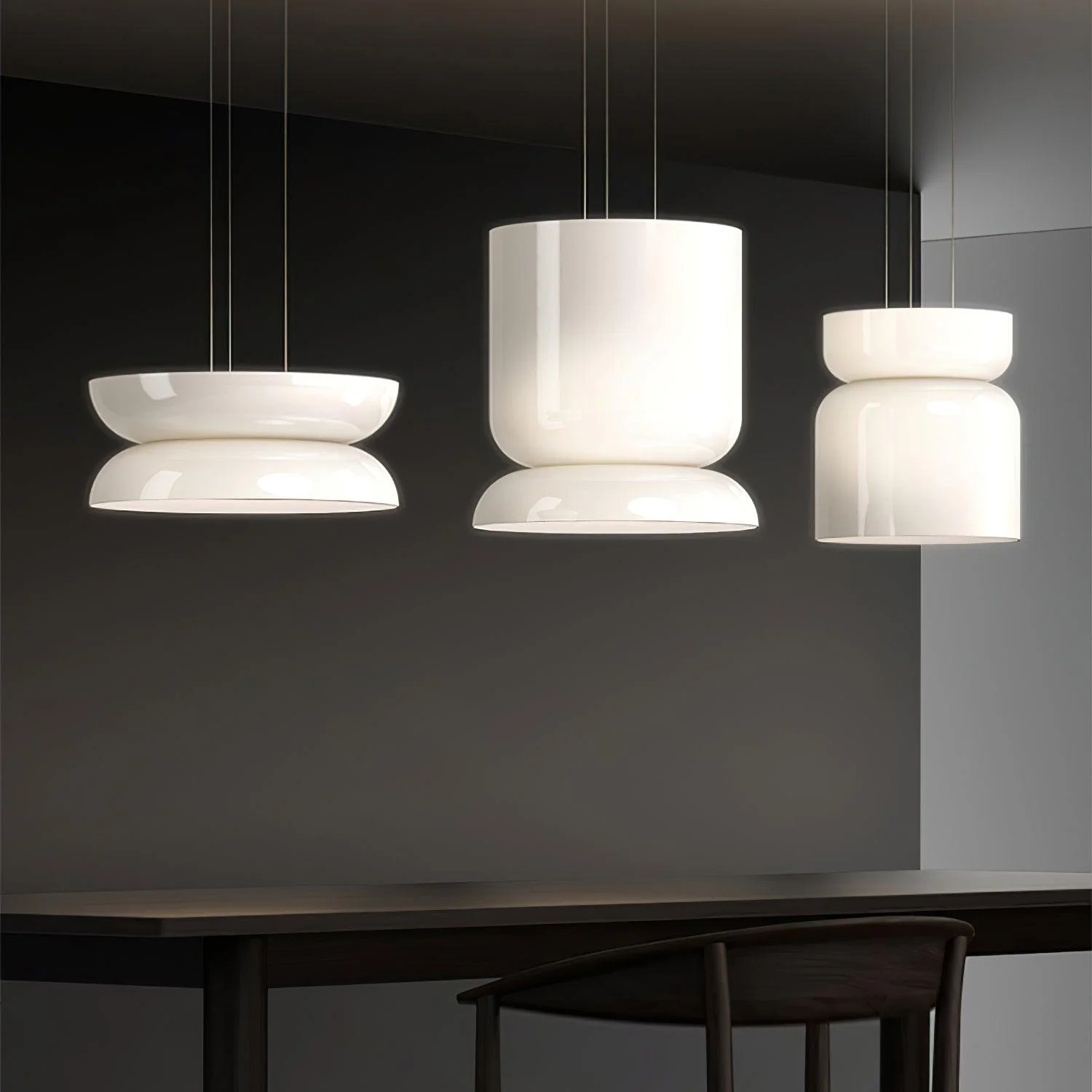 Casorion Modern Minimalist Led Glass Pendant Lamp - Image 4