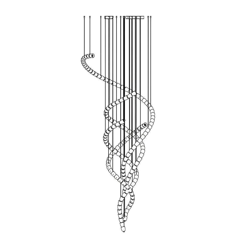 Cavenira Art Deco Crystal Chandelier - Image 15