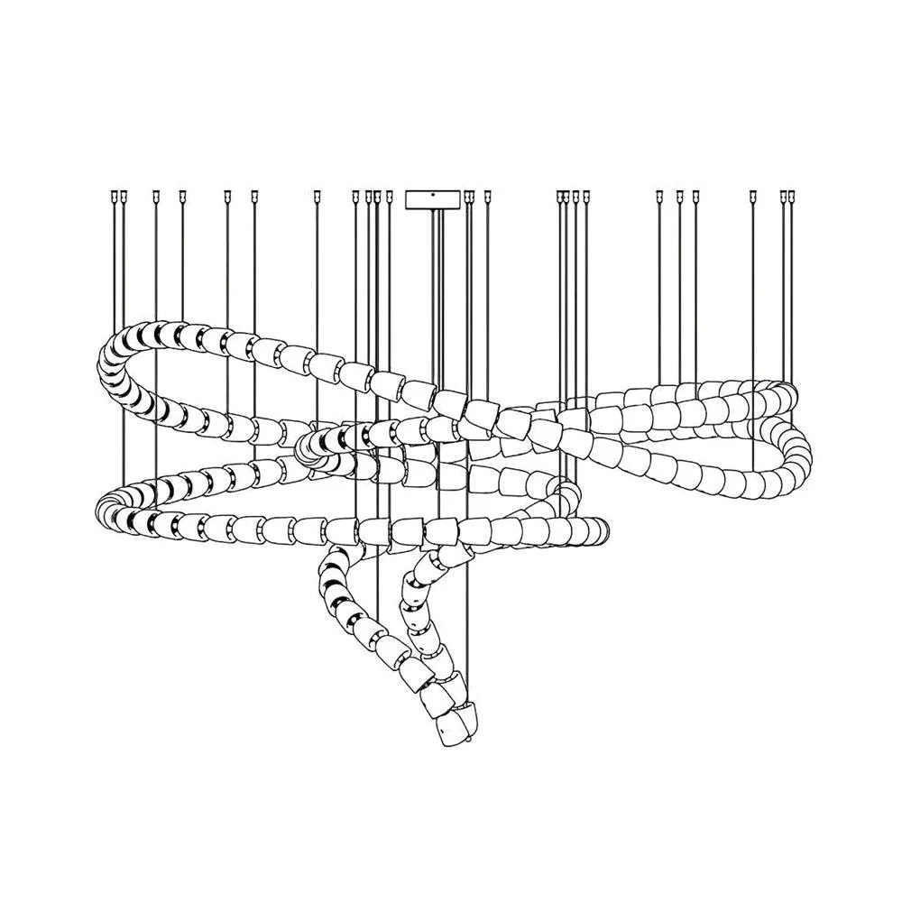 Cavenira Art Deco Crystal Chandelier - Image 17