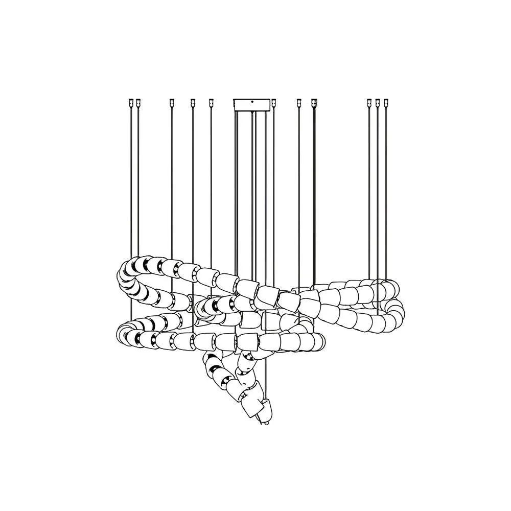 Cavenira Art Deco Crystal Chandelier - Image 26