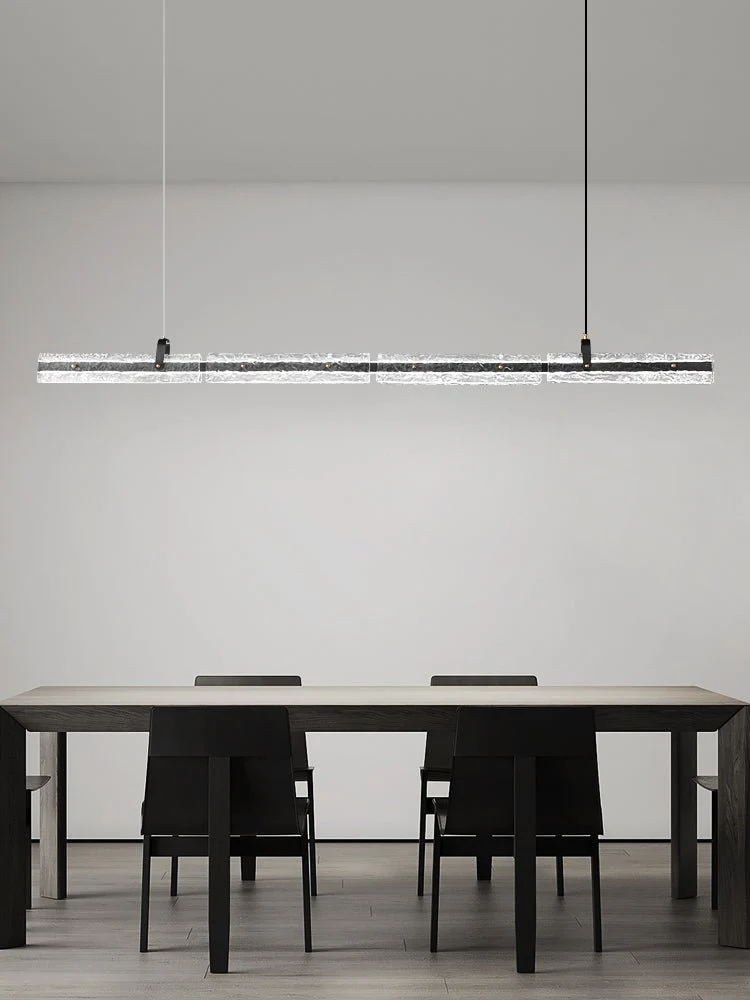 Cedorisra Luxury Ice Black Glass Pendant Lamp - Image 10