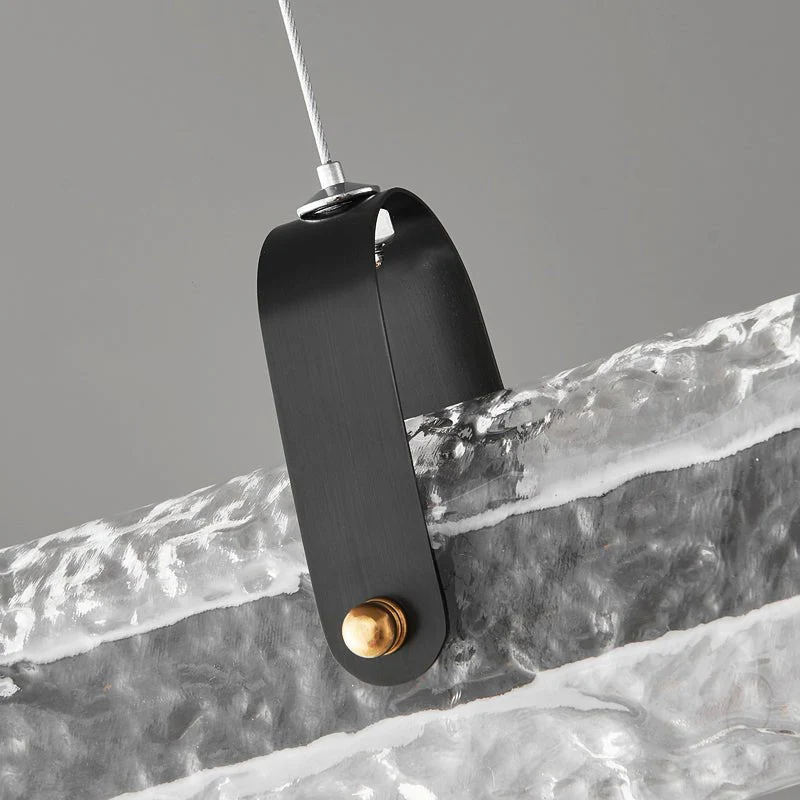 Cedorisra Luxury Ice Black Glass Pendant Lamp - Image 11