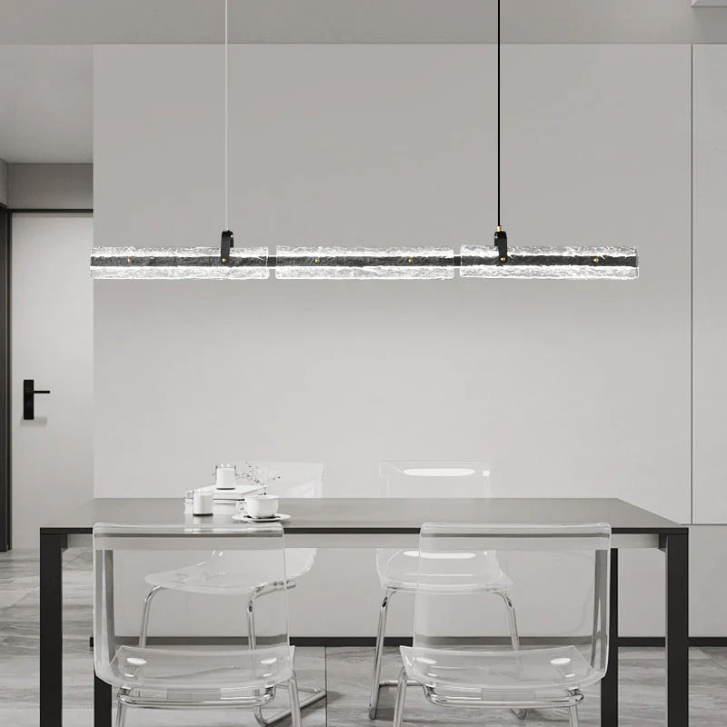 Cedorisra Luxury Ice Black Glass Pendant Lamp - Image 3