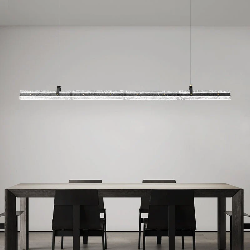 Cedorisra Luxury Ice Black Glass Pendant Lamp - Image 4
