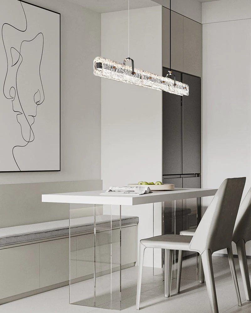 Cedorisra Luxury Ice Black Glass Pendant Lamp - Image 6