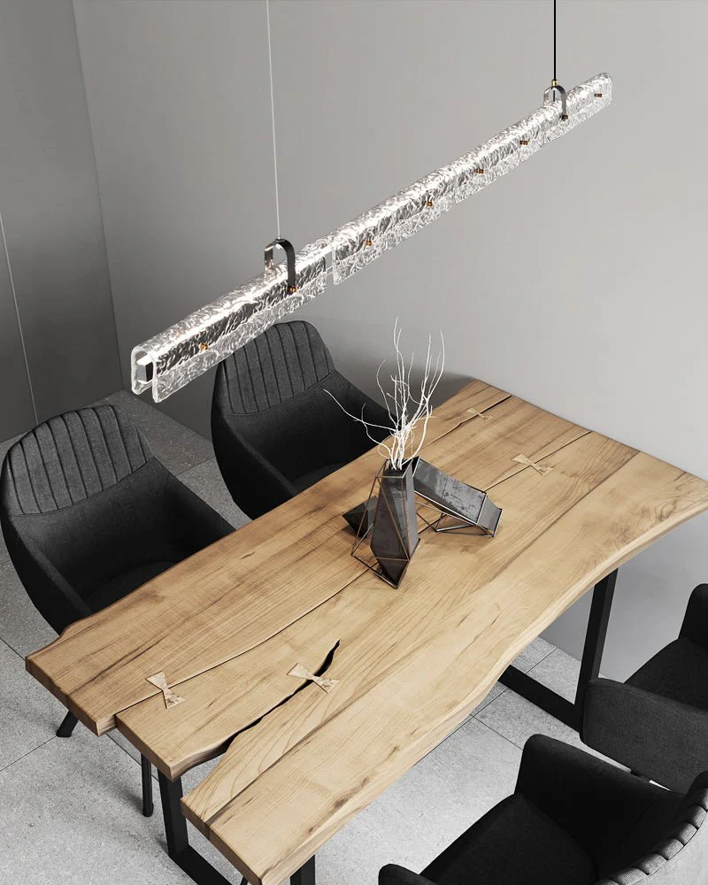 Cedorisra Luxury Ice Black Glass Pendant Lamp - Image 7