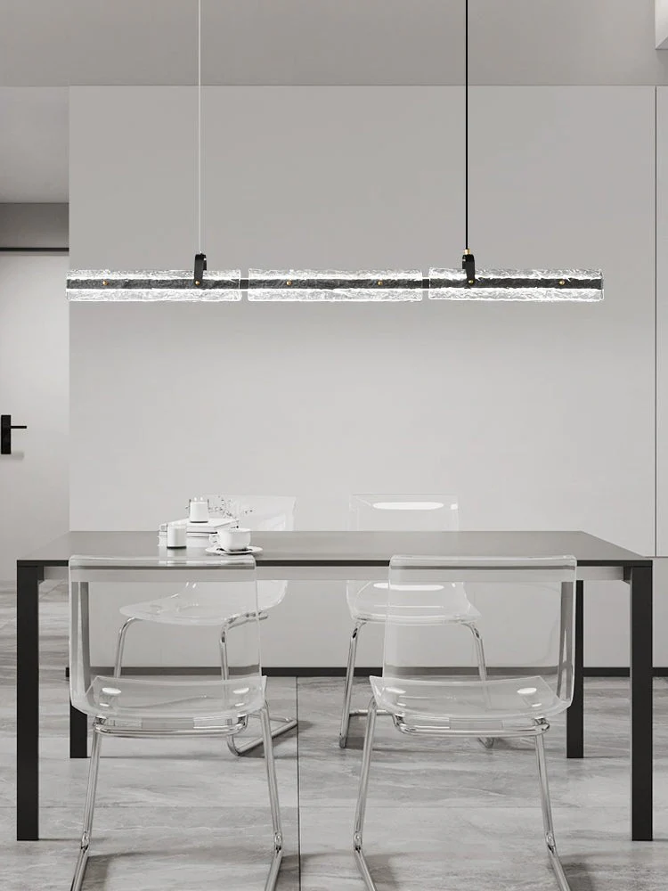 Cedorisra Luxury Ice Black Glass Pendant Lamp - Image 8