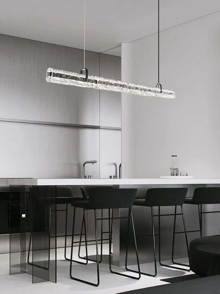 Cedorisra Luxury Ice Black Glass Pendant Lamp - Image 9