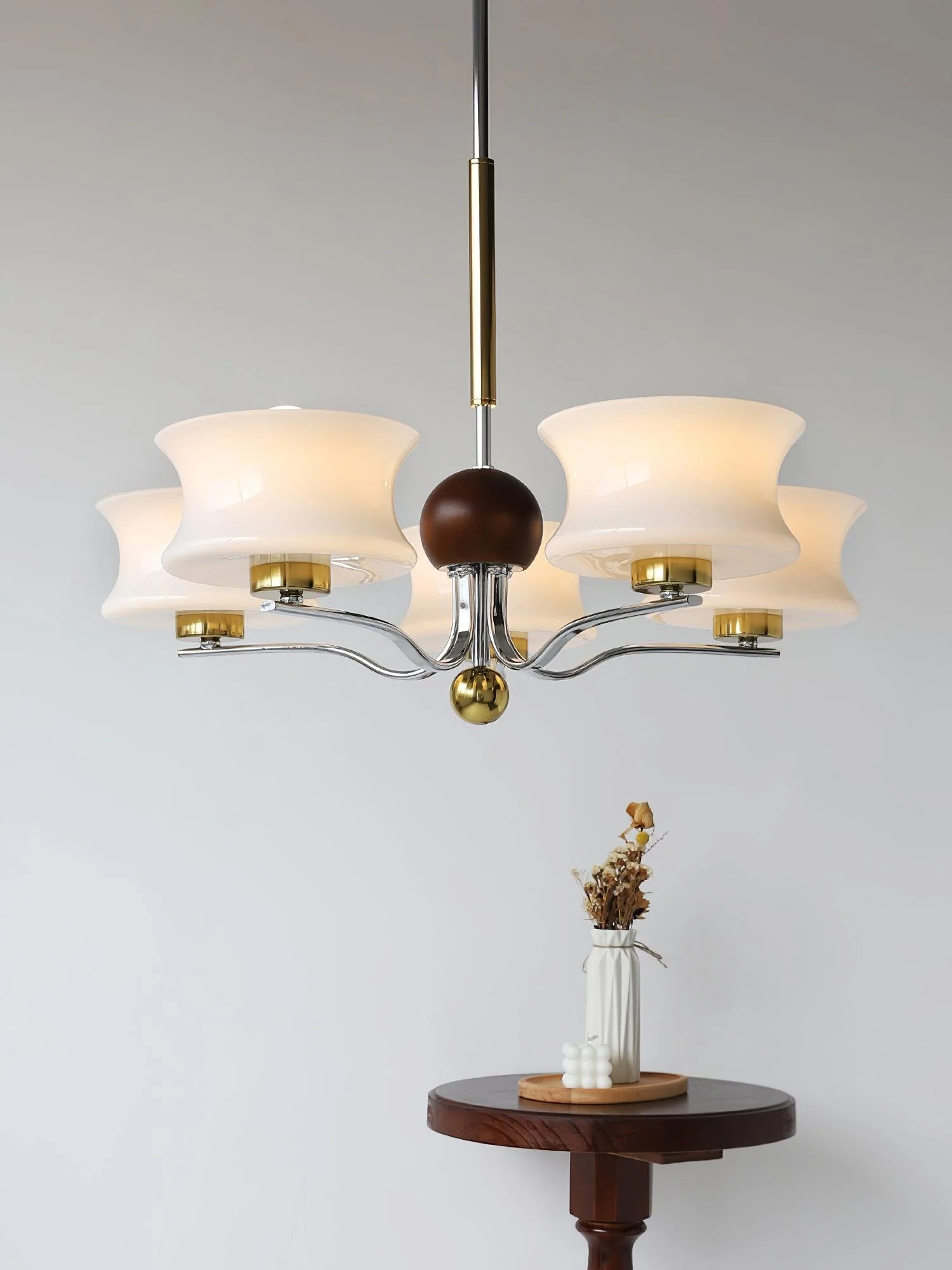 Celeste Elegant Glass Chandelier - Image 10