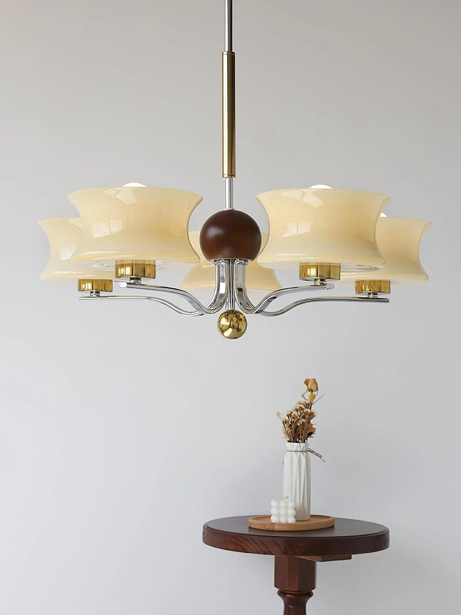 Celeste Elegant Glass Chandelier - Image 11