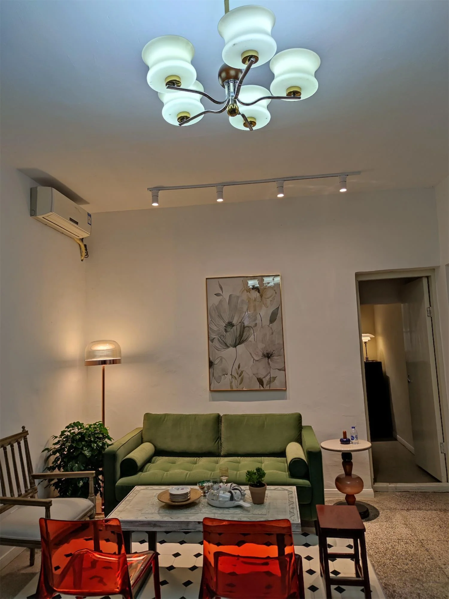 Celeste Elegant Glass Chandelier - Image 12