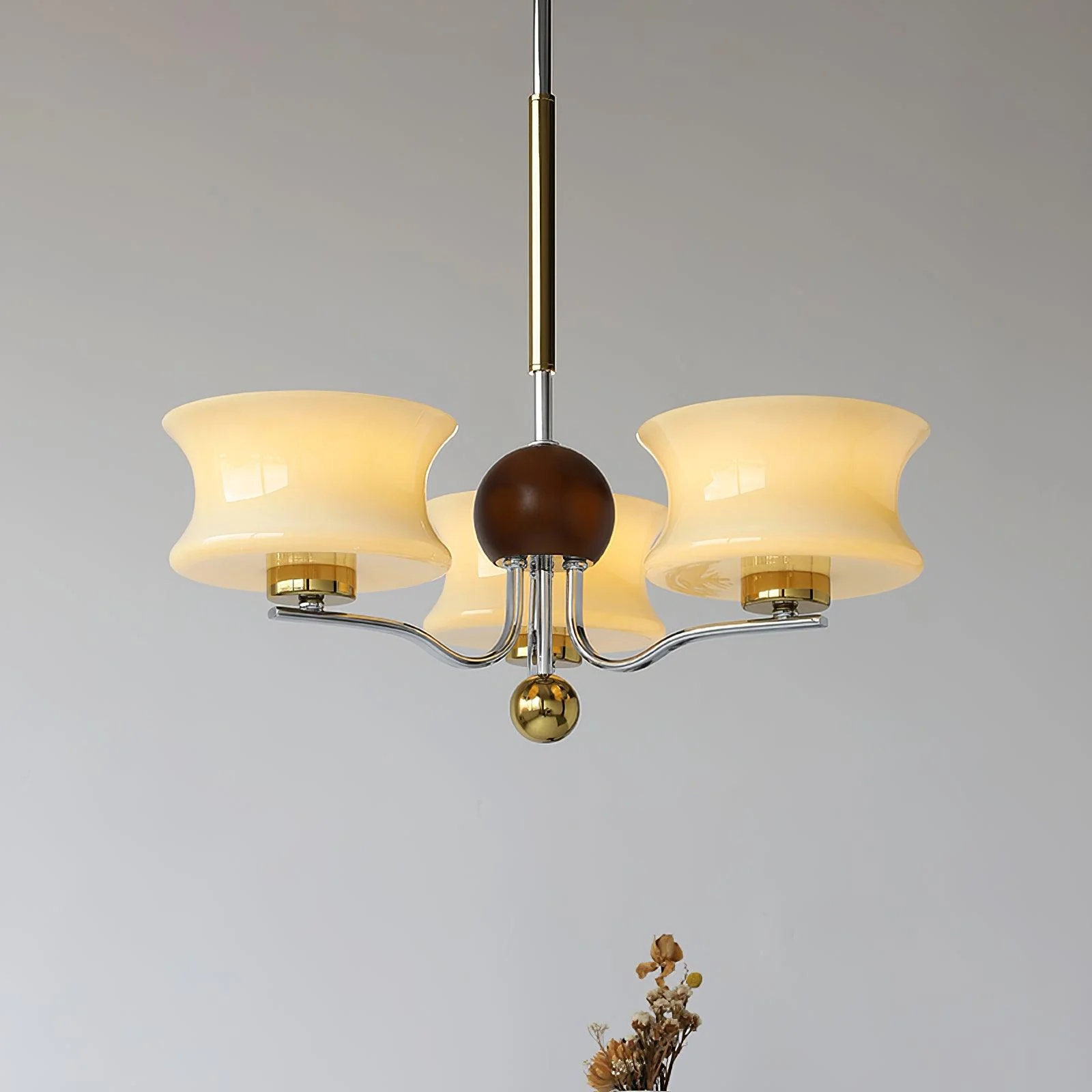 Celeste Elegant Glass Chandelier - Image 4