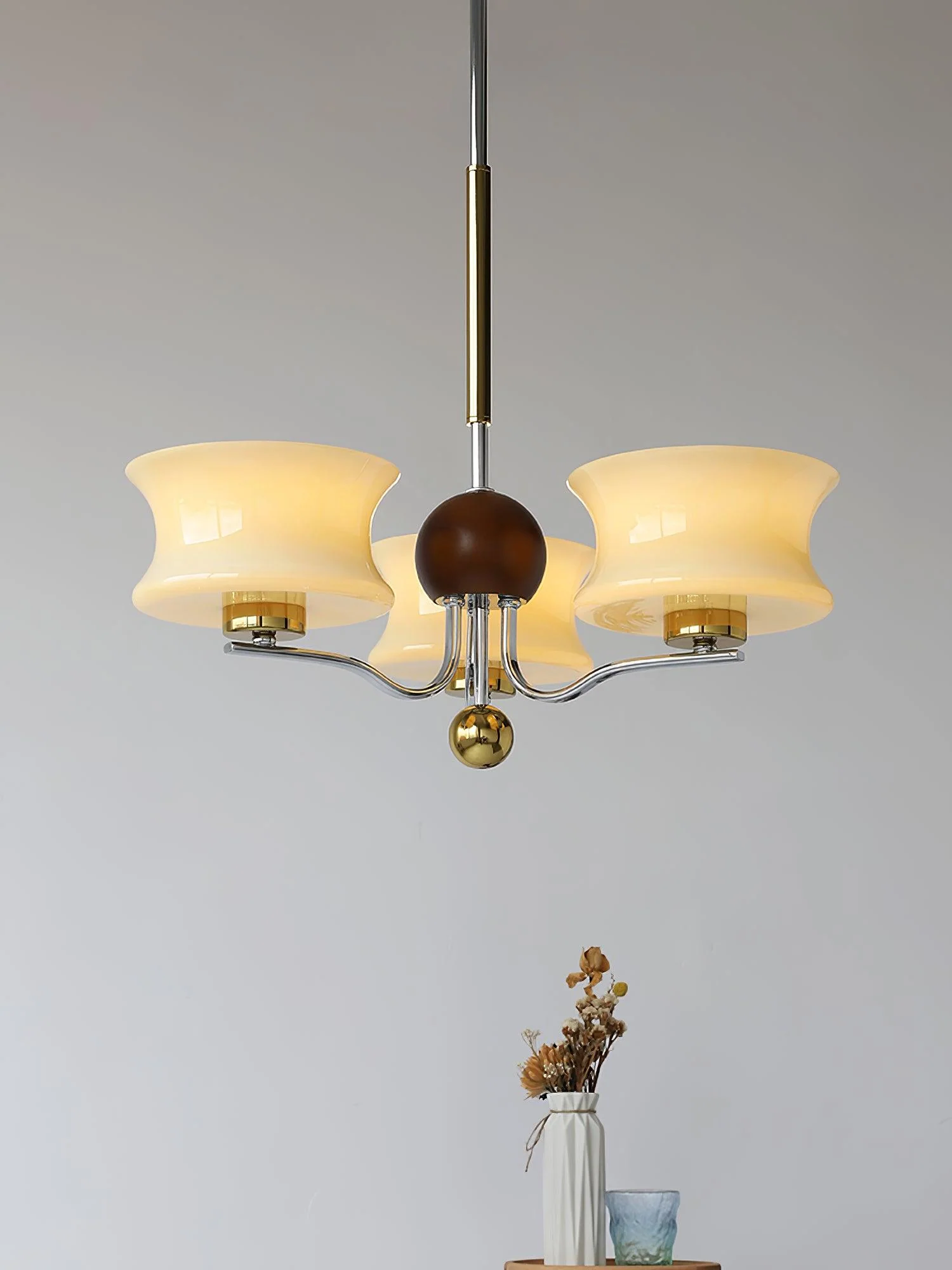 Celeste Elegant Glass Chandelier - Image 7