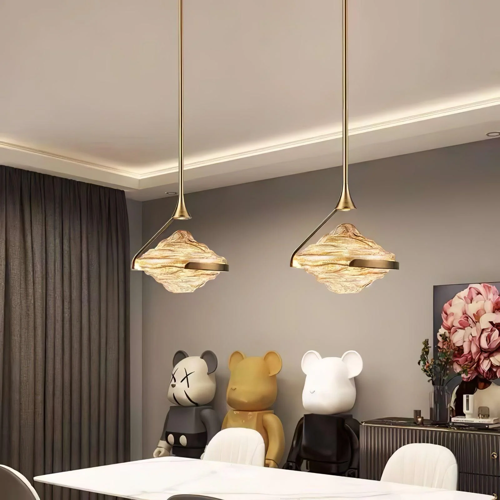 Celestia Diamond Crystal Pendant Lamp - Image 24