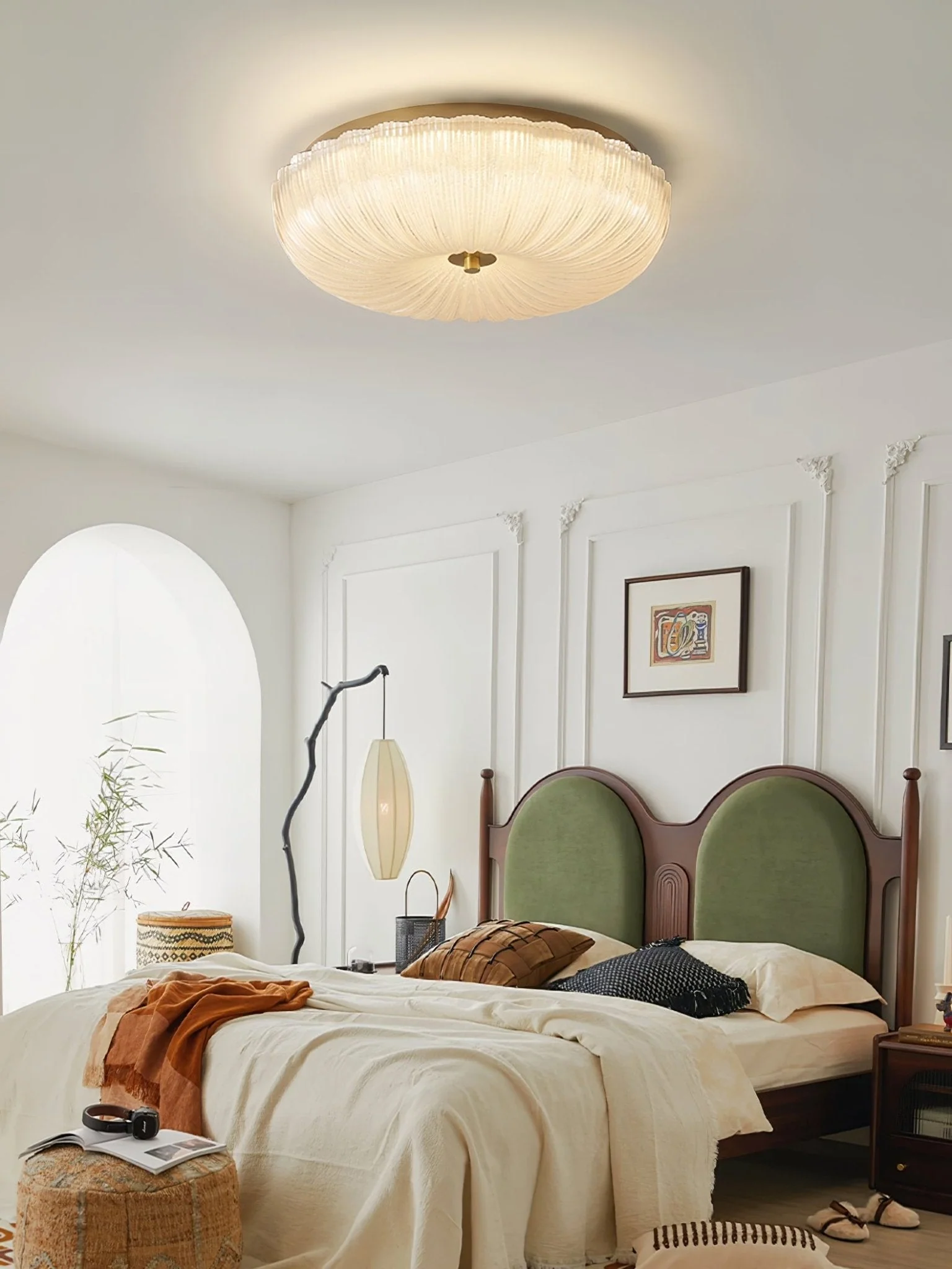Celestice Glass Elegant Wall Lamp - Image 2