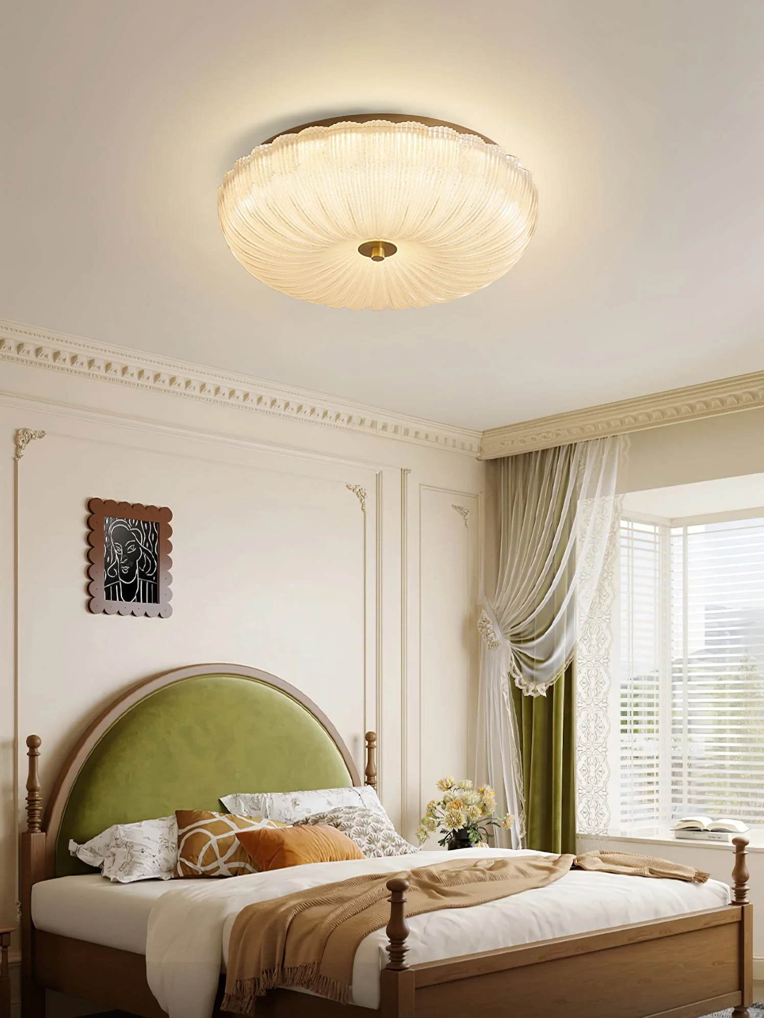 Celestice Glass Elegant Wall Lamp - Image 3