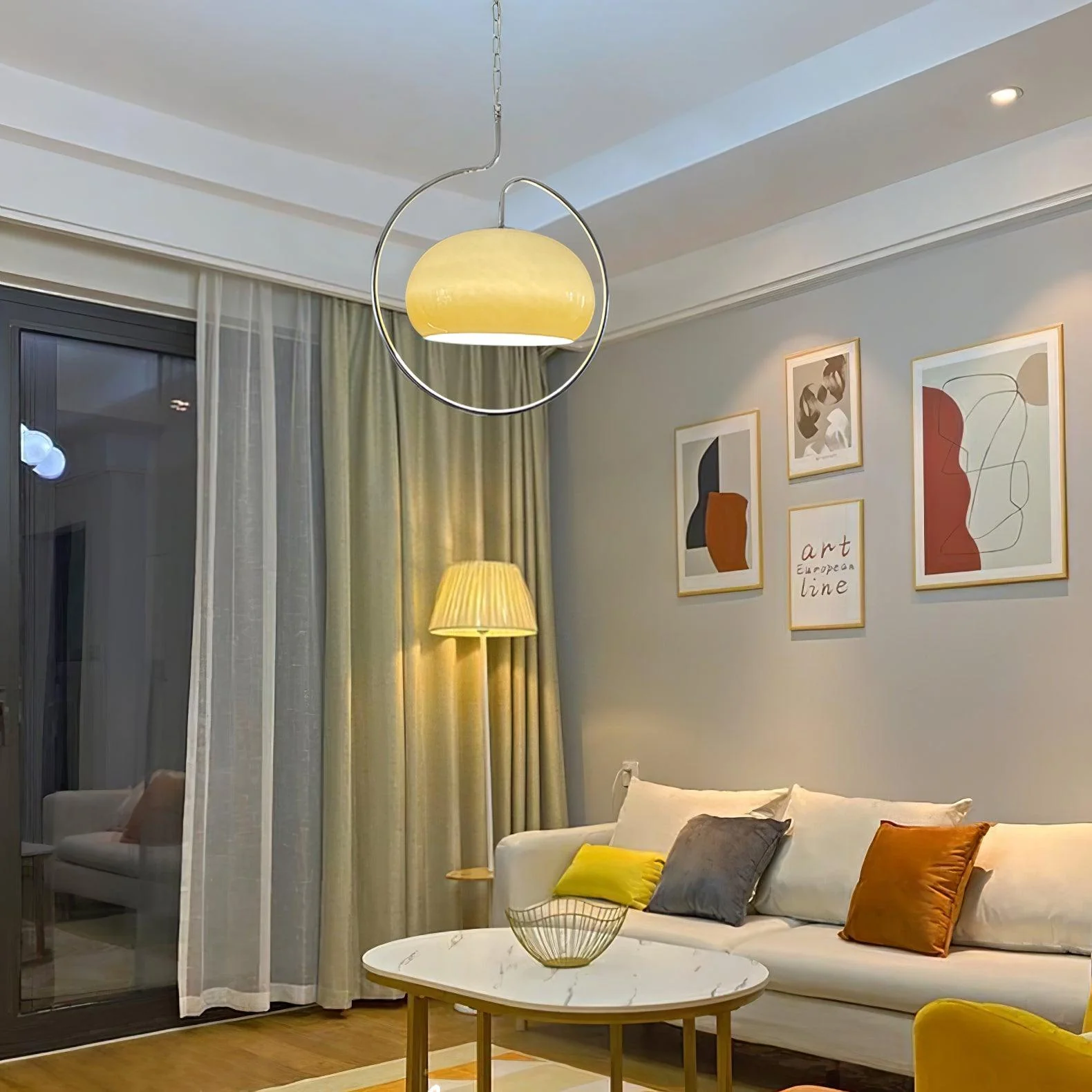 Celesticel Glass Retro Pendant Light - Image 59
