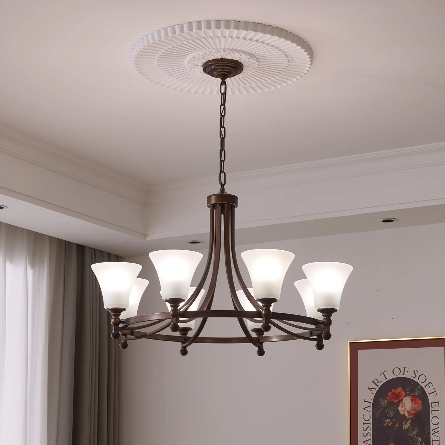 Celestine Traditional Elegance Vintage Glow Chandelier - Image 23