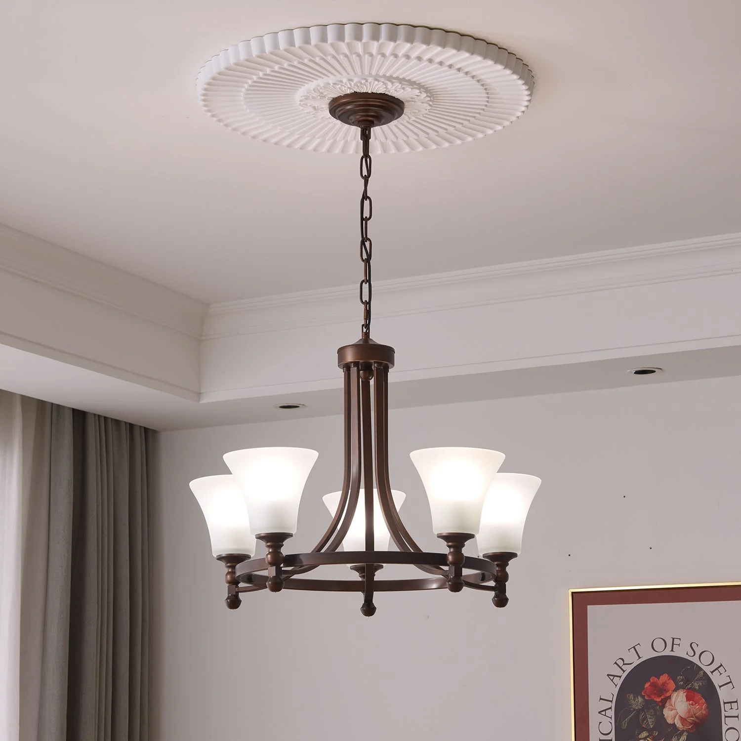 Celestine Traditional Elegance Vintage Glow Chandelier - Image 25