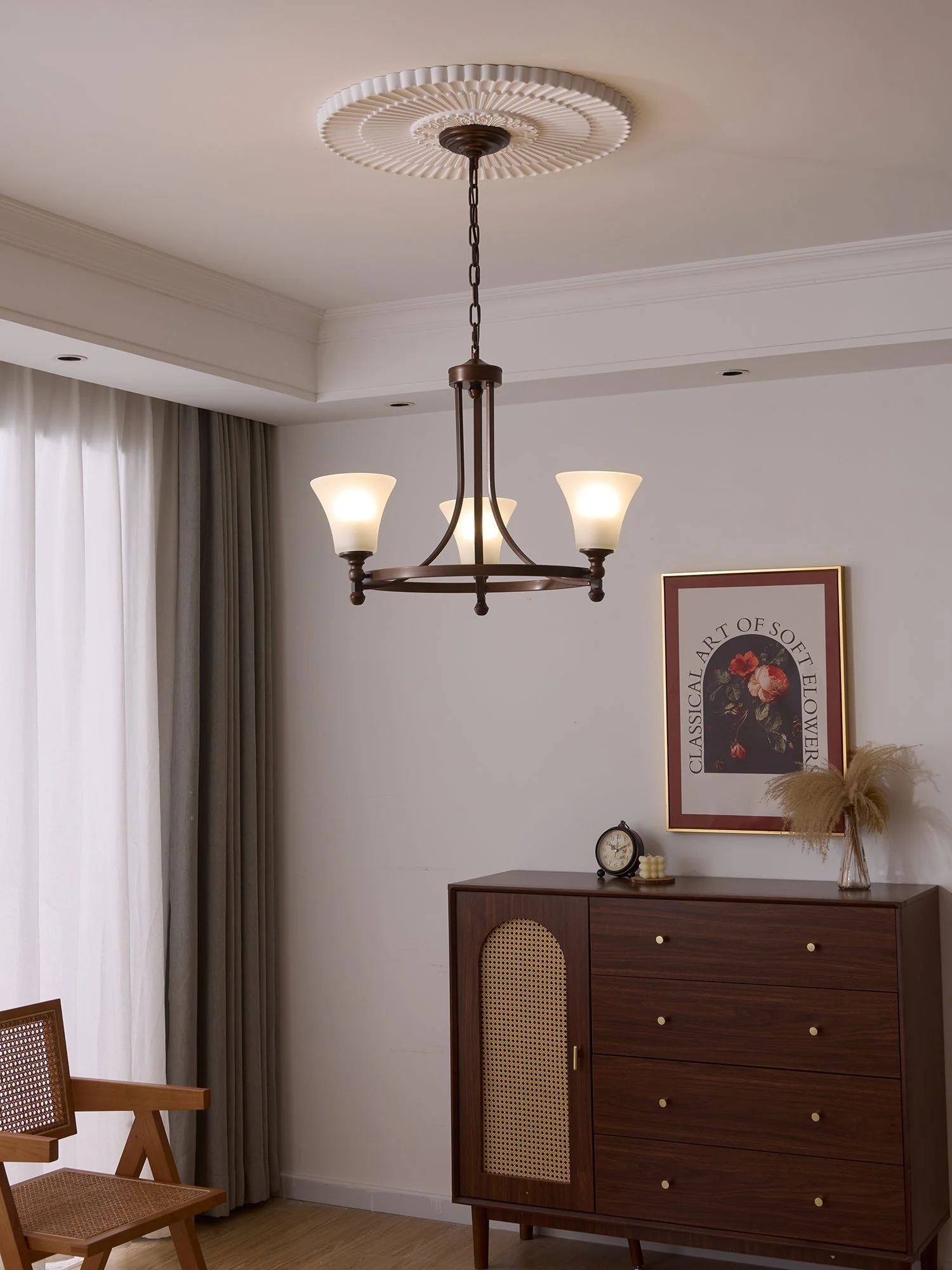 Celestine Traditional Elegance Vintage Glow Chandelier - Image 6