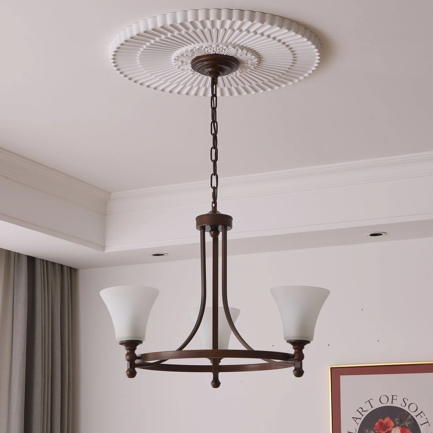 Celestine Traditional Elegance Vintage Glow Chandelier - Image 8