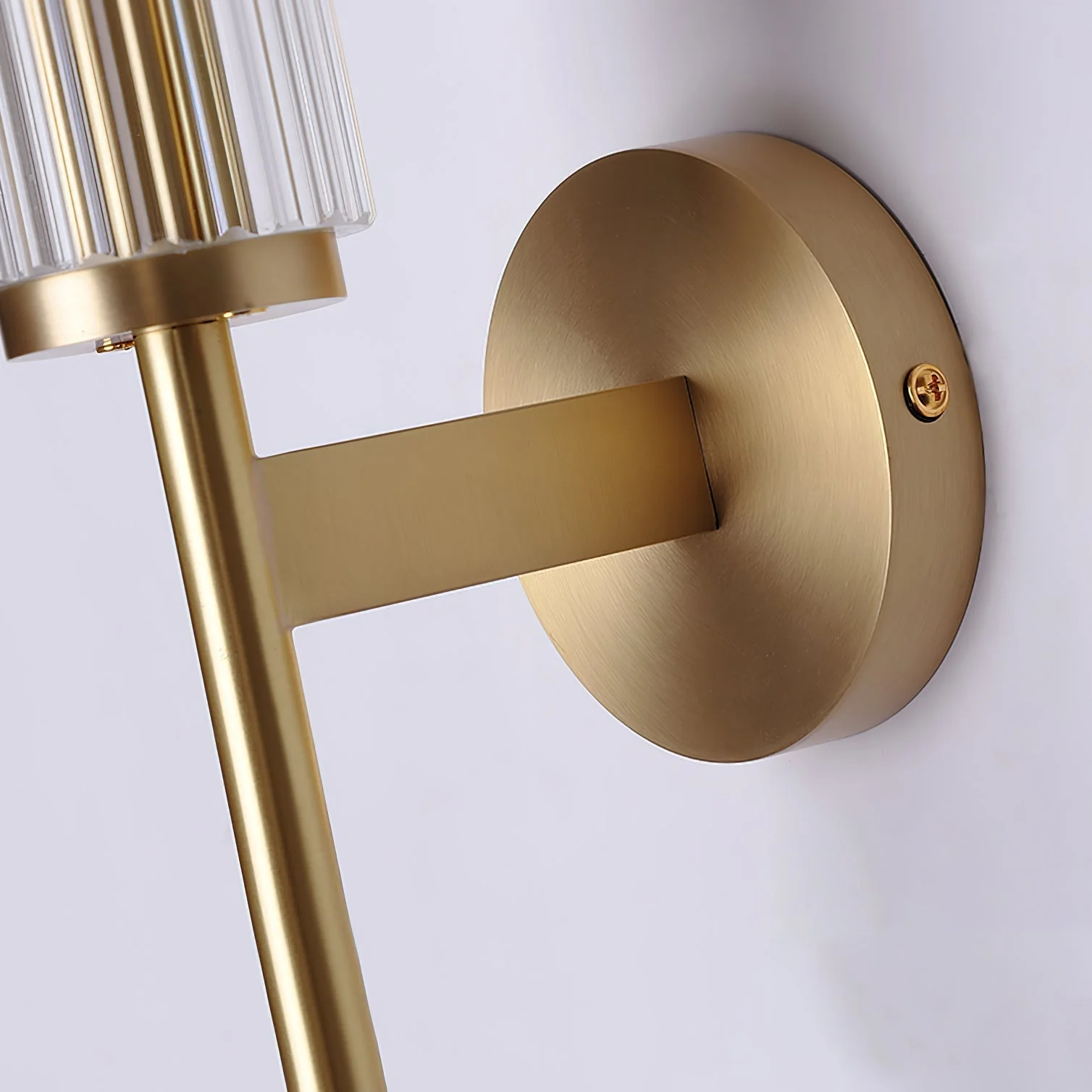Cemaros Premium Linear Brass Glass Wall Light - Image 8