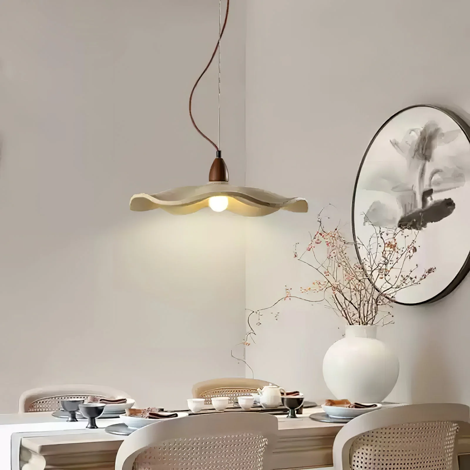 Siro Cement Wave Pendant Light - Image 13