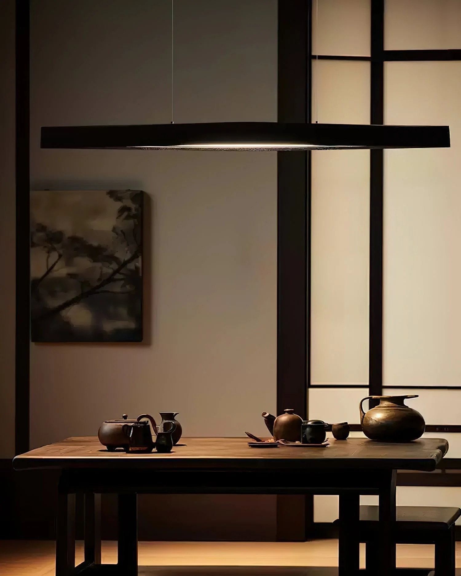Cendara Wood Scandinavian Pendant Lamp - Image 12