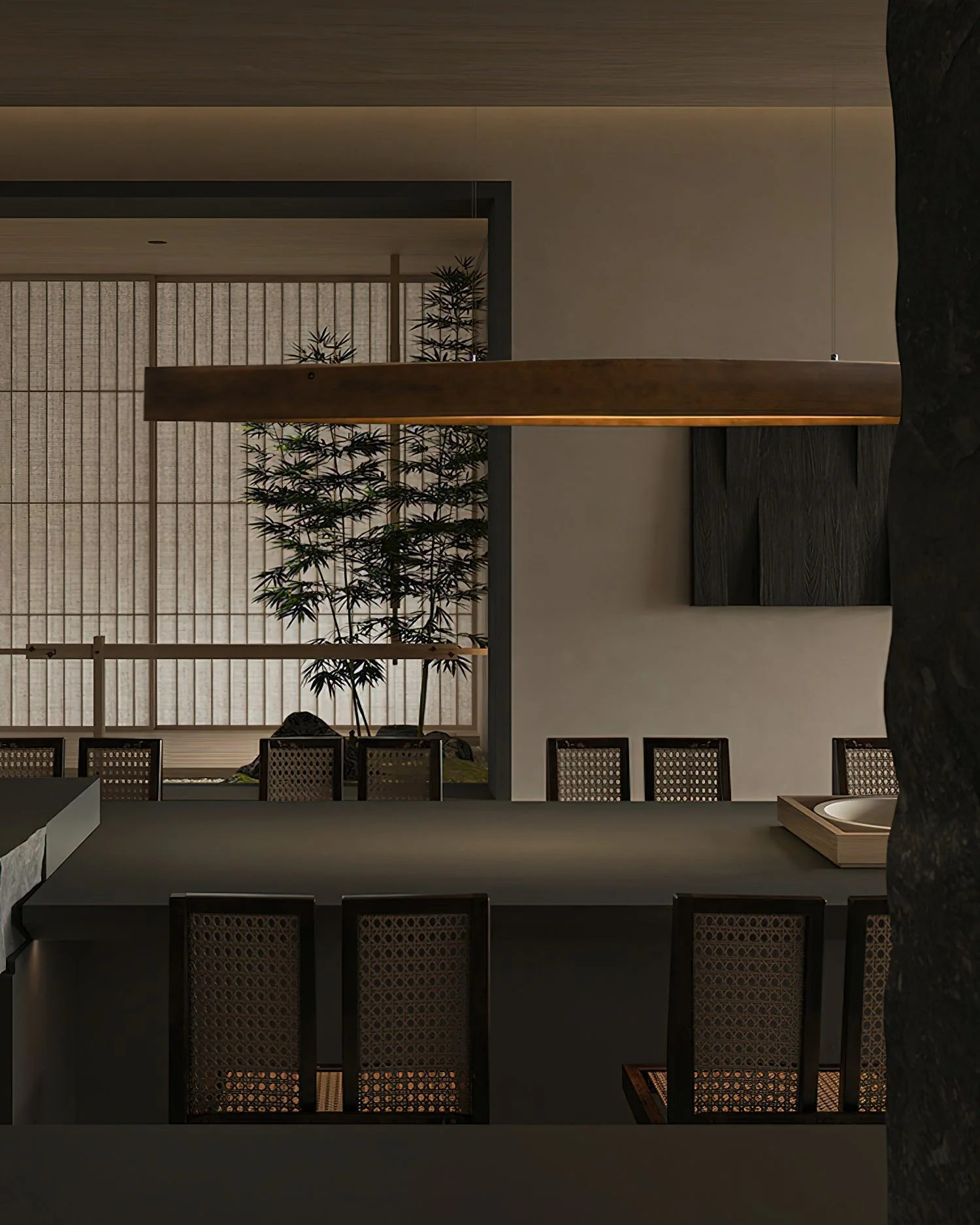 Cendara Wood Scandinavian Pendant Lamp - Image 23
