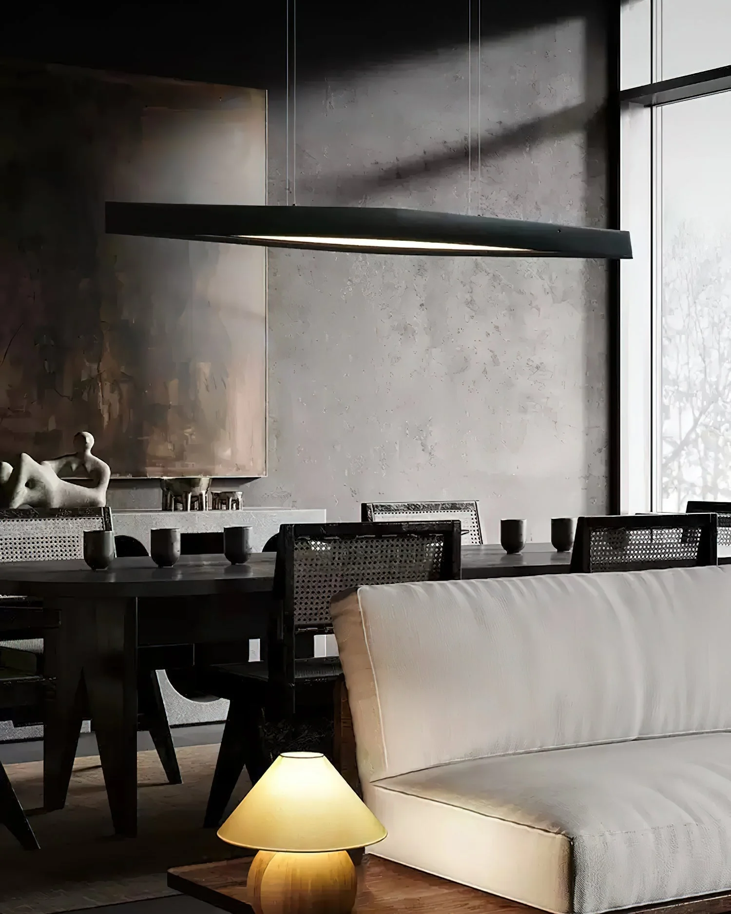 Cendara Wood Scandinavian Pendant Lamp - Image 43