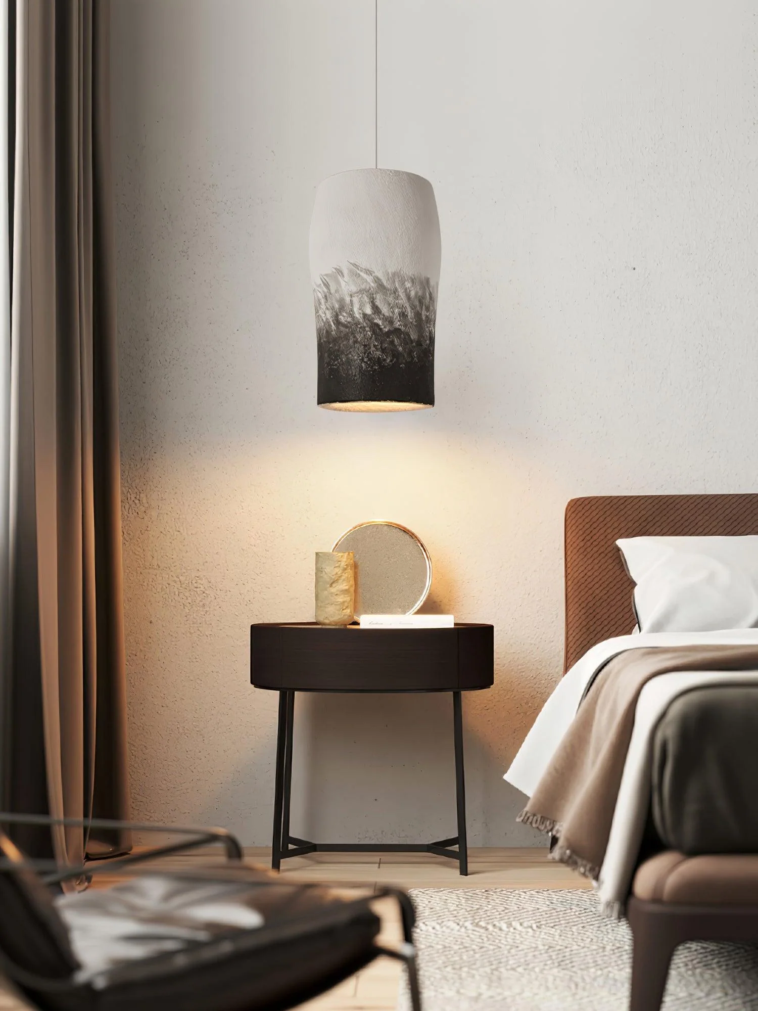 Ceraeion Modern Minimalist Crust Thin Pendant Lamp - Image 11