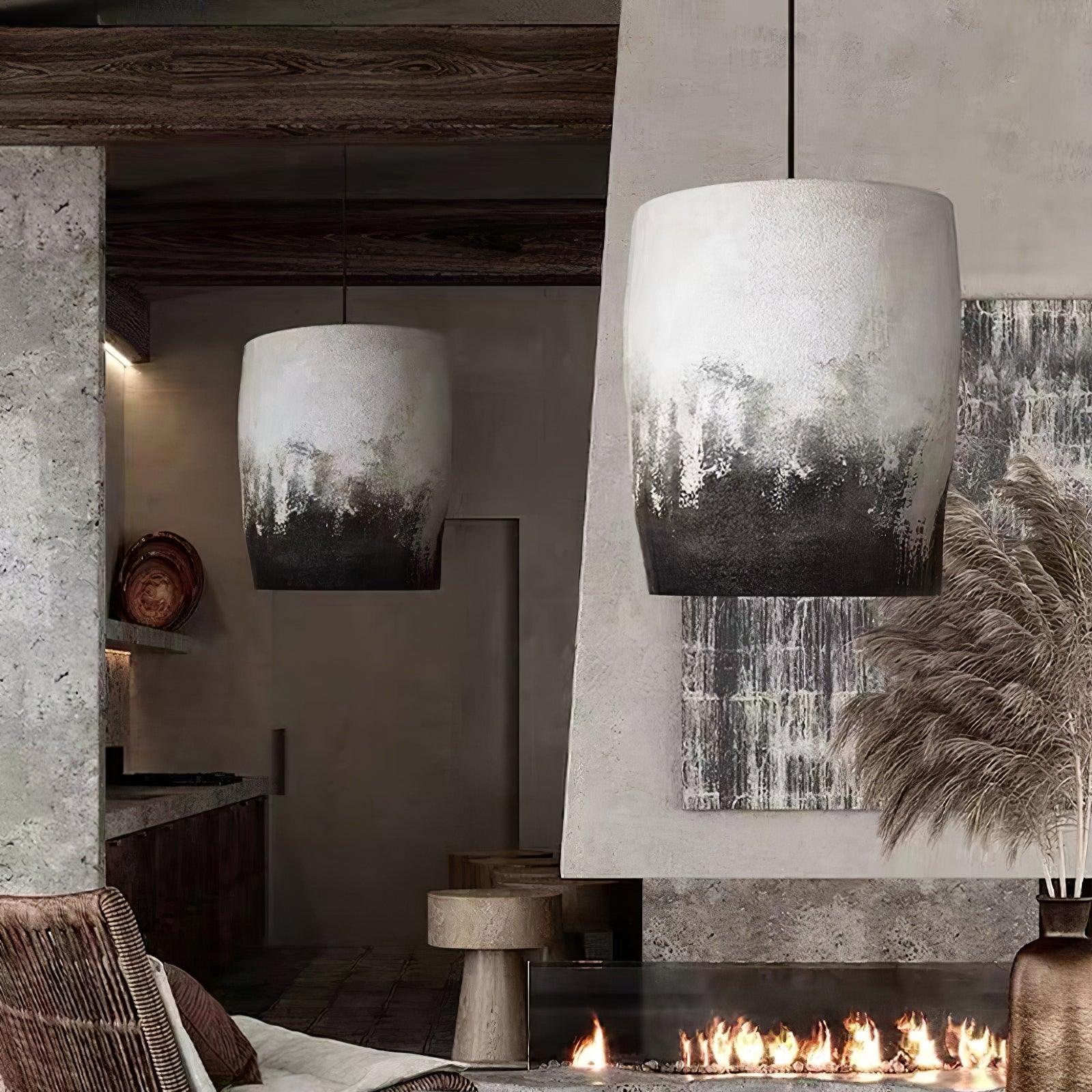 Ceraeion Modern Minimalist Crust Thin Pendant Lamp - Image 13