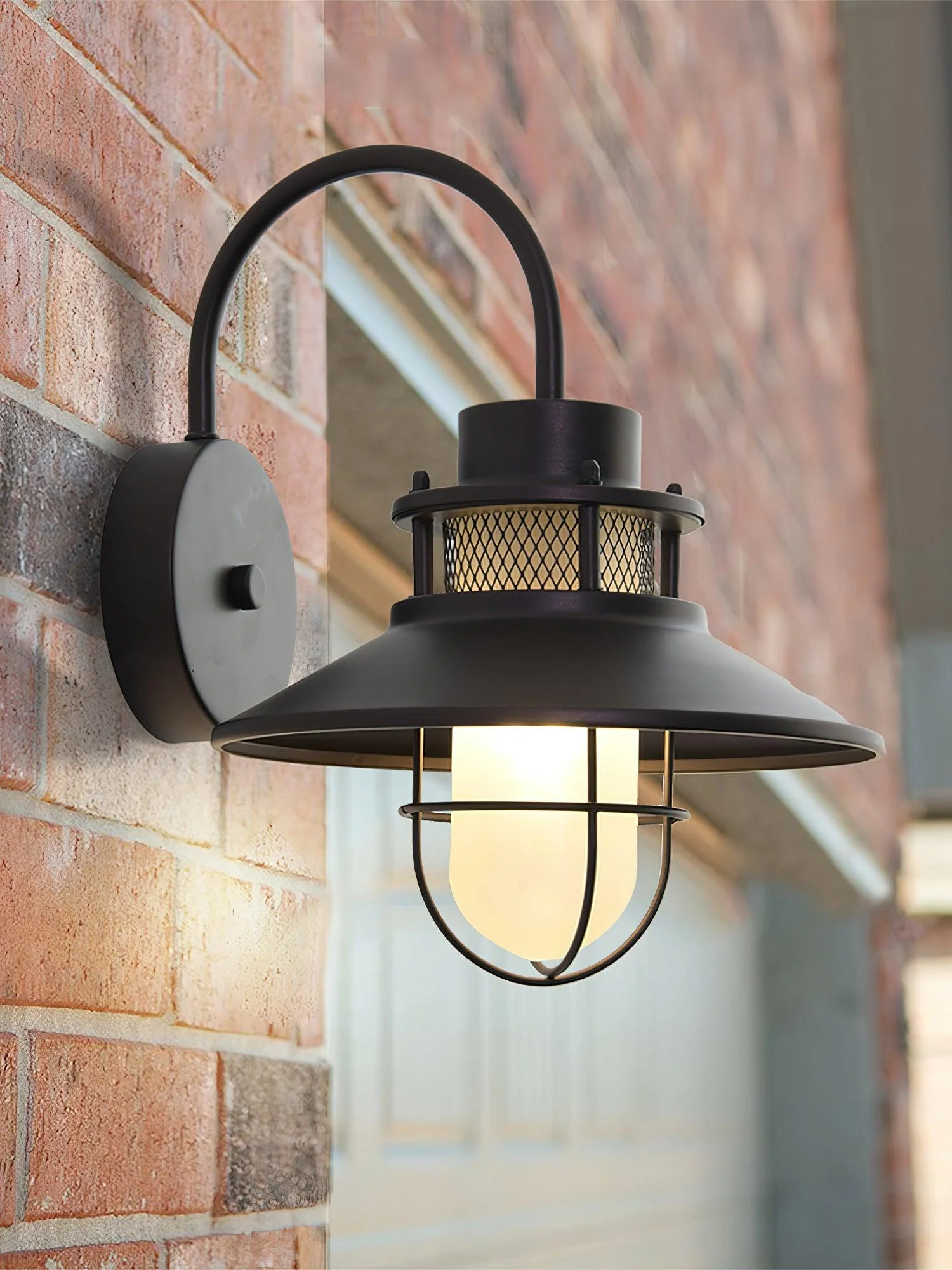 Ceraeion Unique Vintage Glass Outdoor Wall Lamp - Image 18