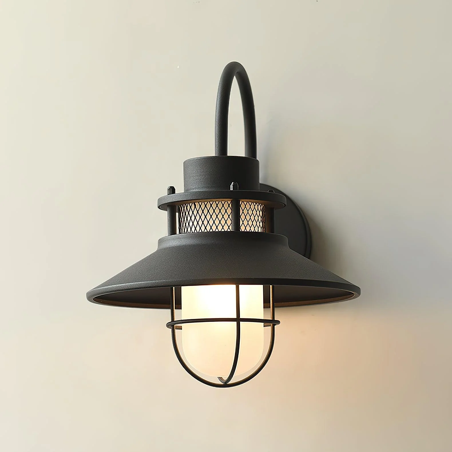 Ceraeion Unique Vintage Glass Outdoor Wall Lamp - Image 19