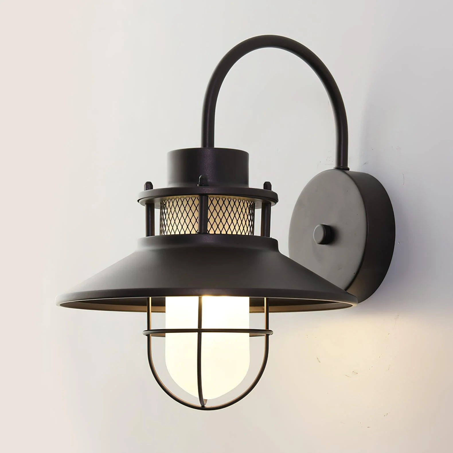 Ceraeion Unique Vintage Glass Outdoor Wall Lamp - Image 24