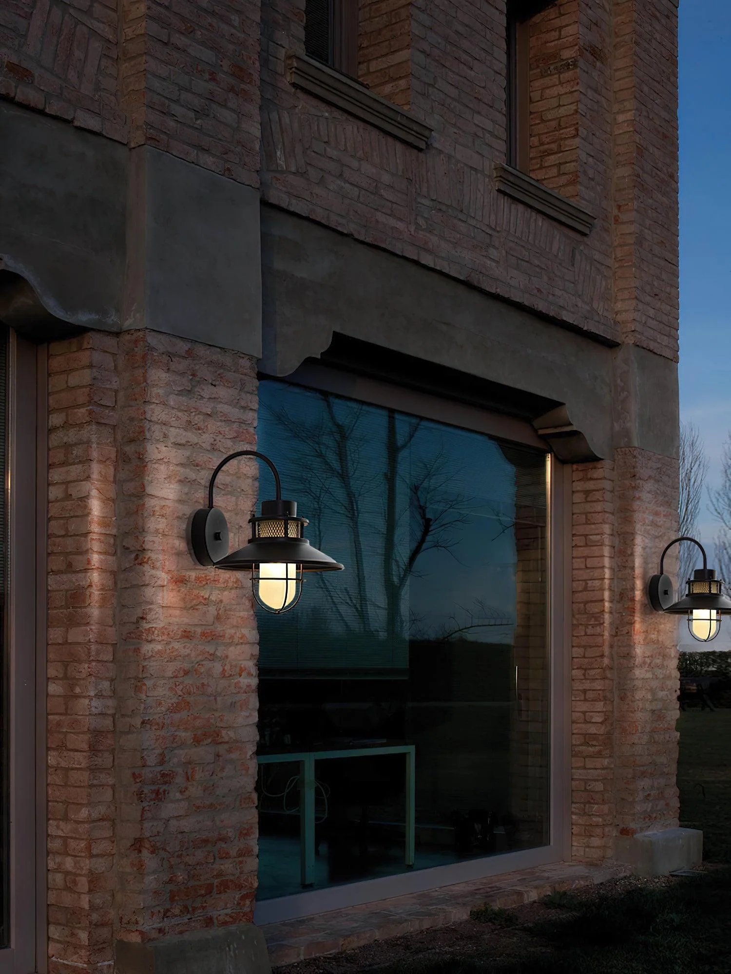 Ceraeion Unique Vintage Glass Outdoor Wall Lamp - Image 40