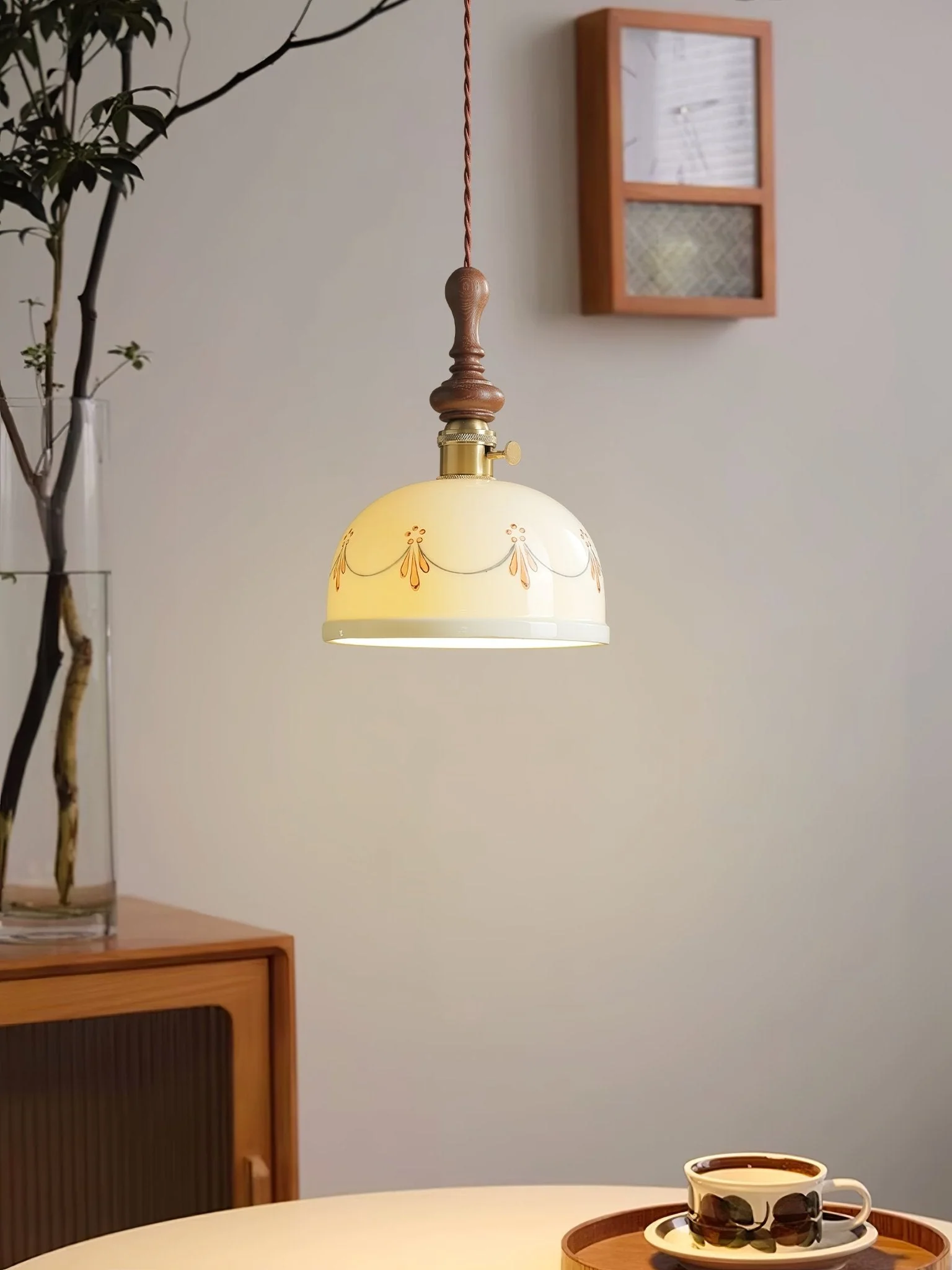 Ceraeyre Vintage Ceramic Pendant Light - Image 11