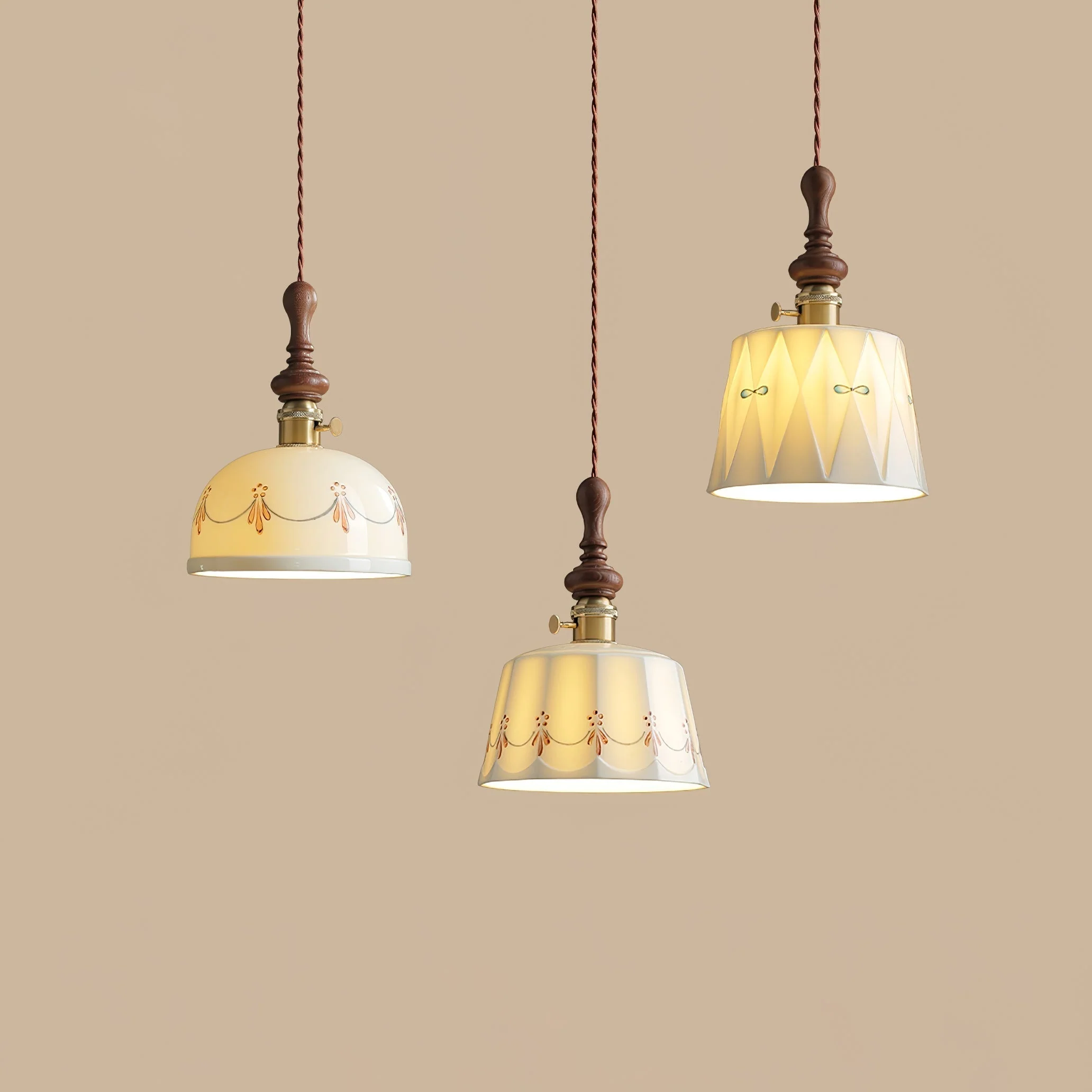 Ceraeyre Vintage Ceramic Pendant Light - Image 15