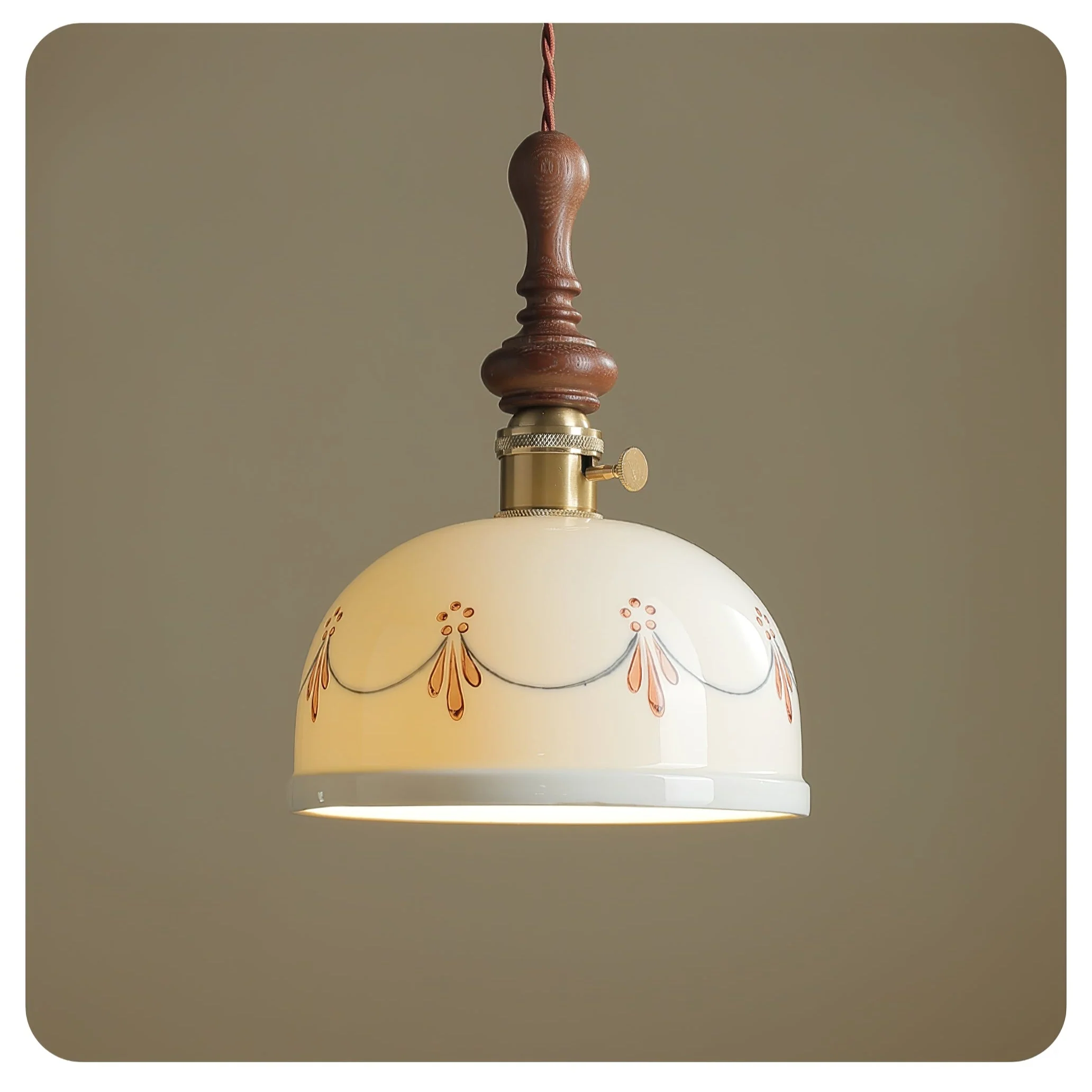 Ceraeyre Vintage Ceramic Pendant Light - Image 16