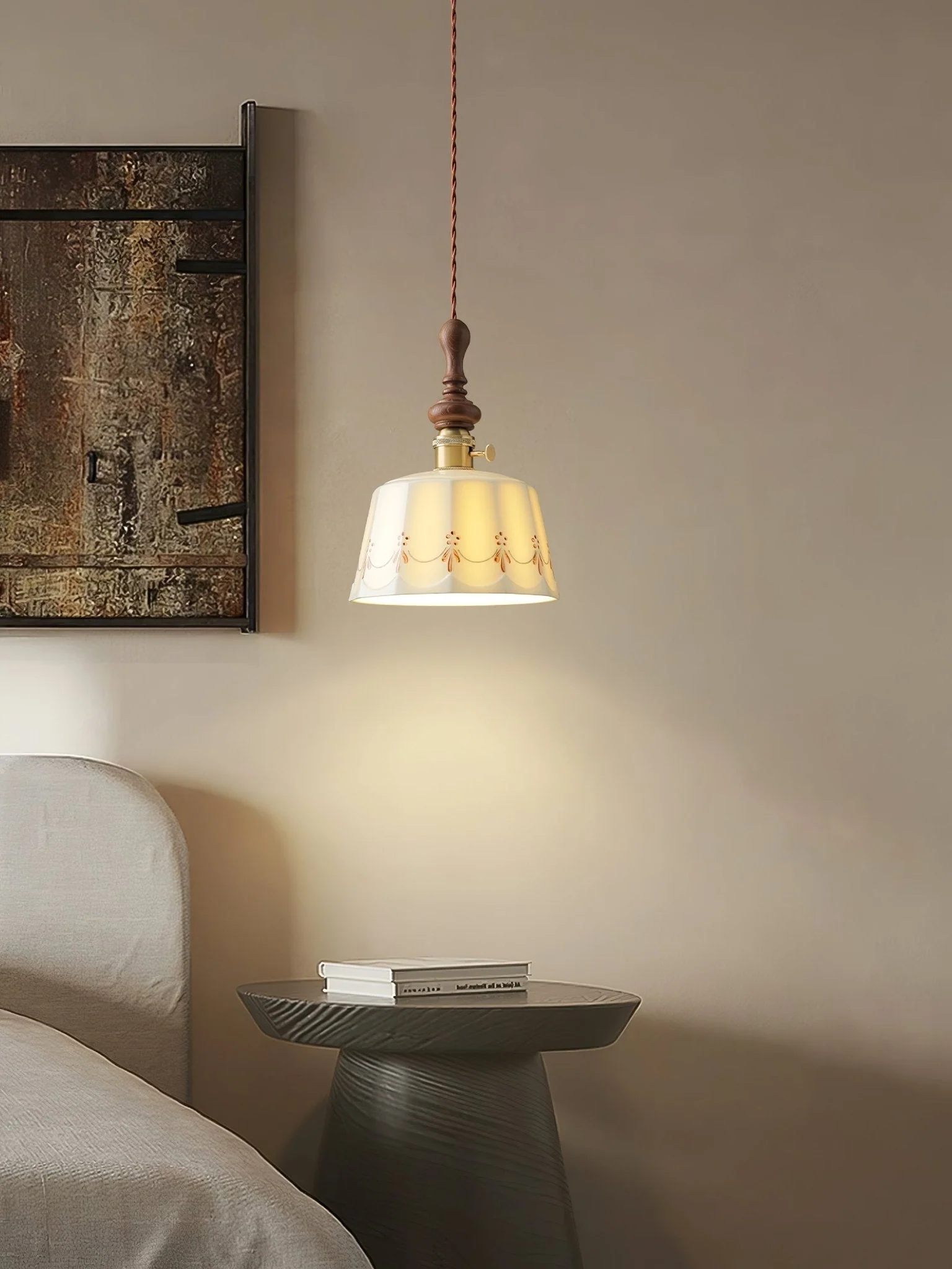 Ceraeyre Vintage Ceramic Pendant Light - Image 19