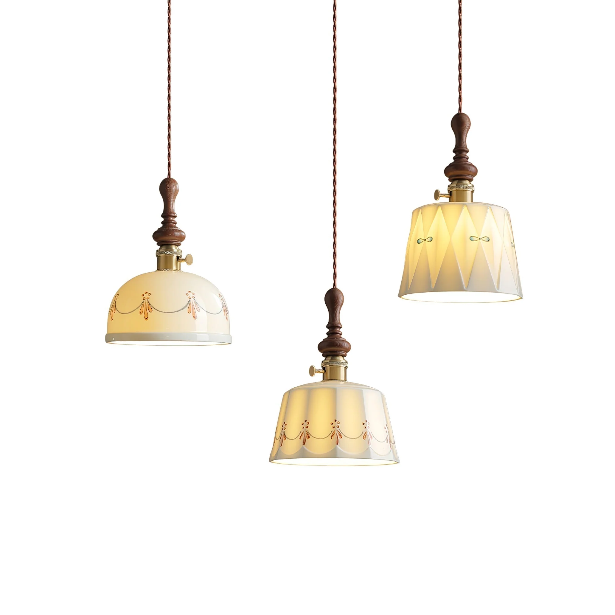 Ceraeyre Vintage Ceramic Pendant Light - Image 3