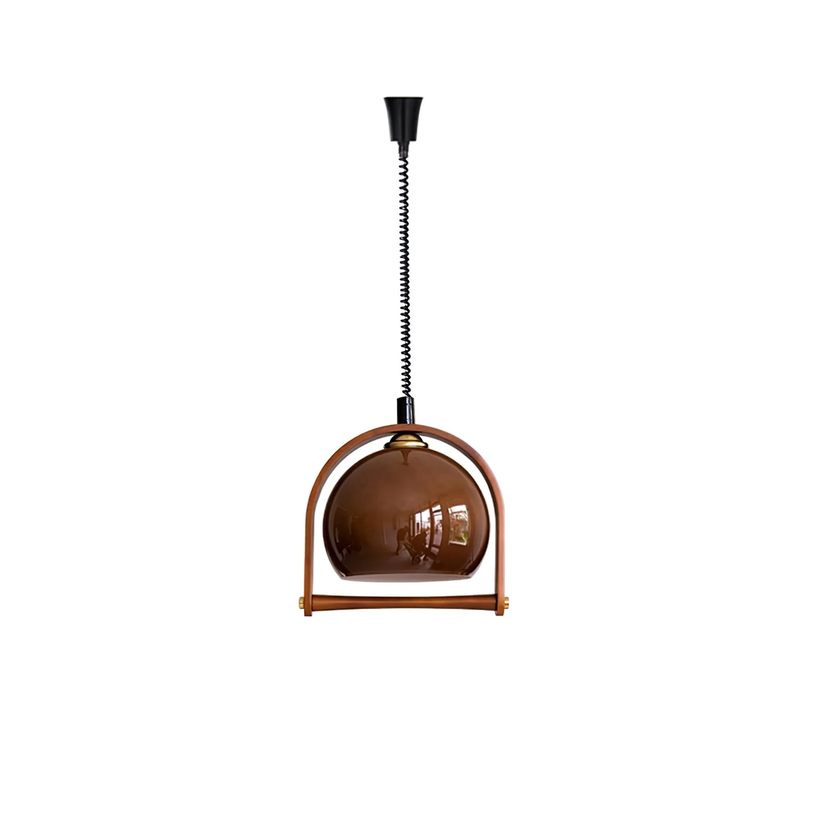 Cesilarae Premium Nordic Art Glass Wood Pendant Lamp - Image 22