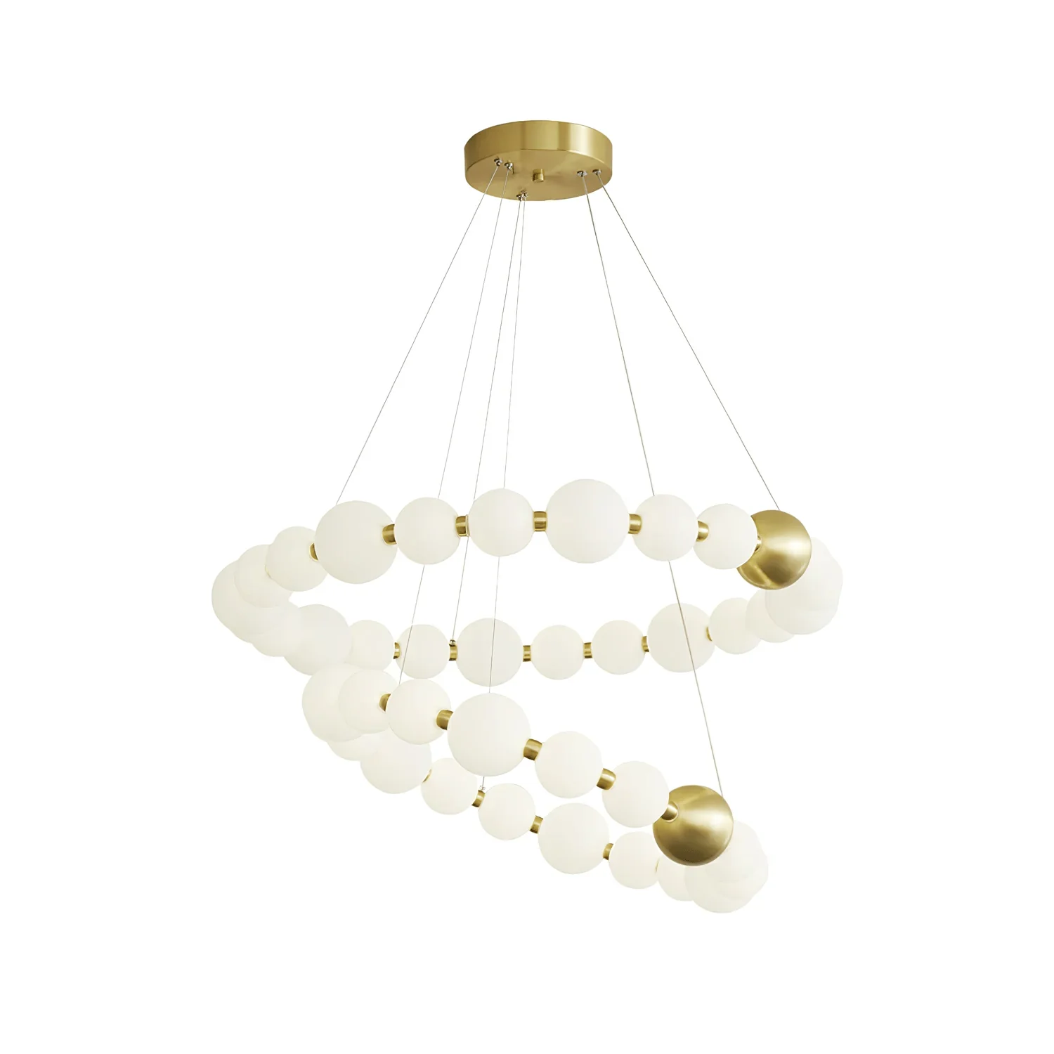 Cetalan Elegance Art Pearls Plastic Chandelier - Image 44