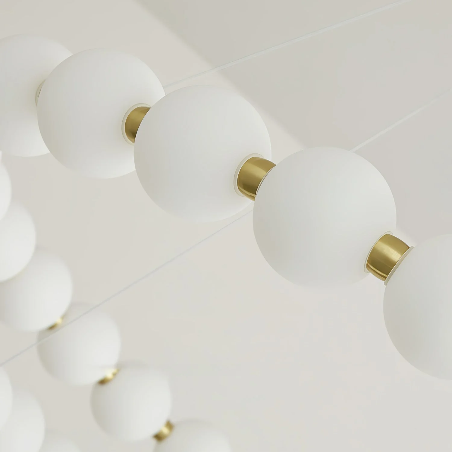 Cetalan Elegance Art Pearls Plastic Chandelier - Image 6